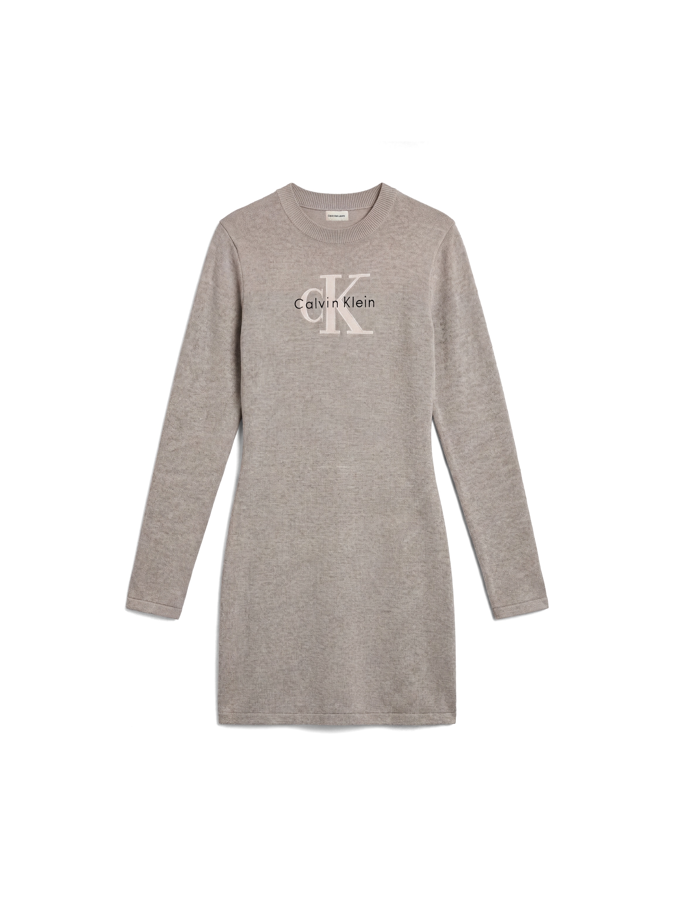 Calvin Klein Jeans Minikleid »LOGO MINIDRESS« Ohne Tasche Regular fit, Logoschriftzug