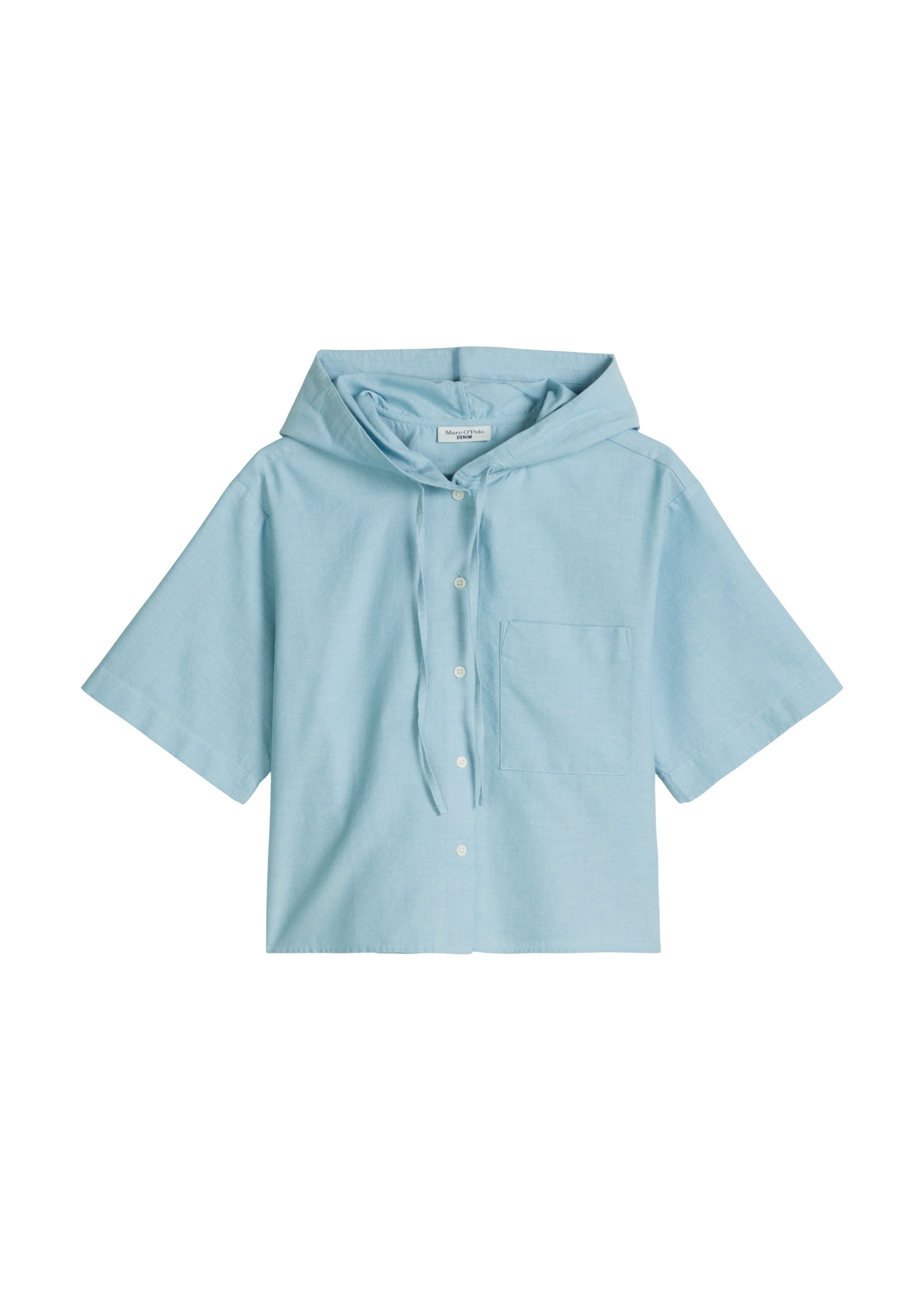 Marc O'Polo DENIM Kurzarmbluse »aus Organic Cotton Oxford«