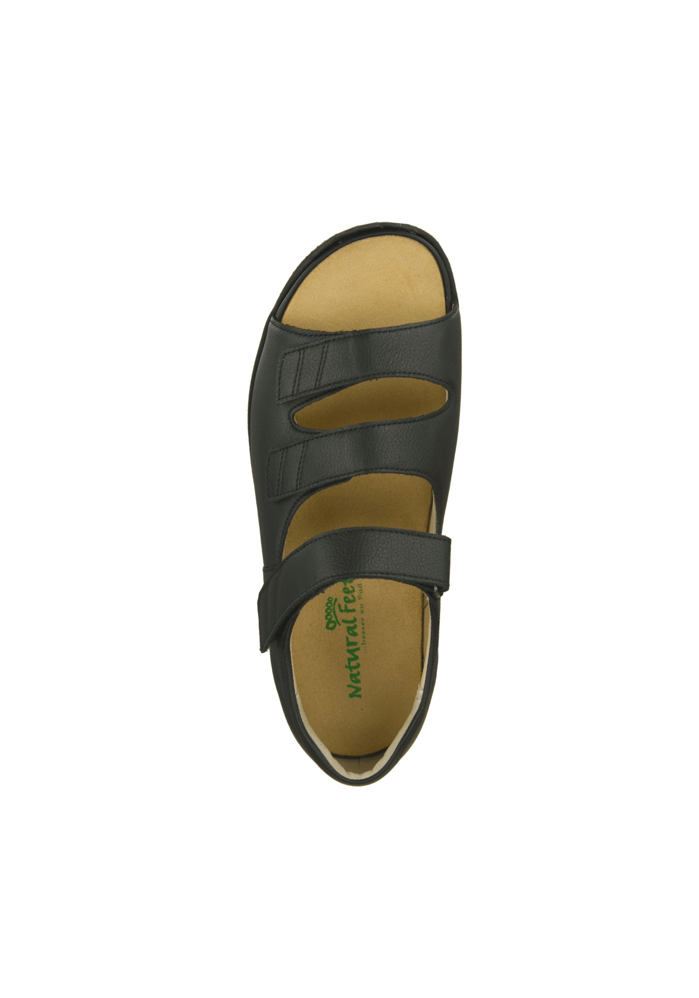 Natural Feet Sandale »Casablanca XL«, mit verstellbaren Klettriemen