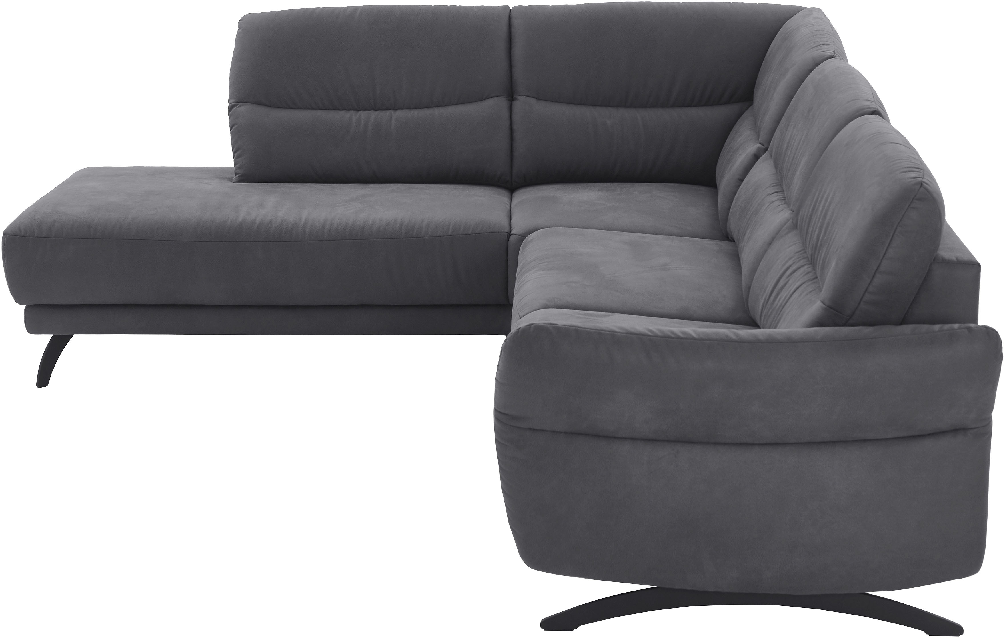 Home affaire Ecksofa "Novalis, Herz-Waage-Funktion & klappbarer Armlehne" Ergonomischer TTFK-Komfort, saugroboter-freundlich, frei stellbar