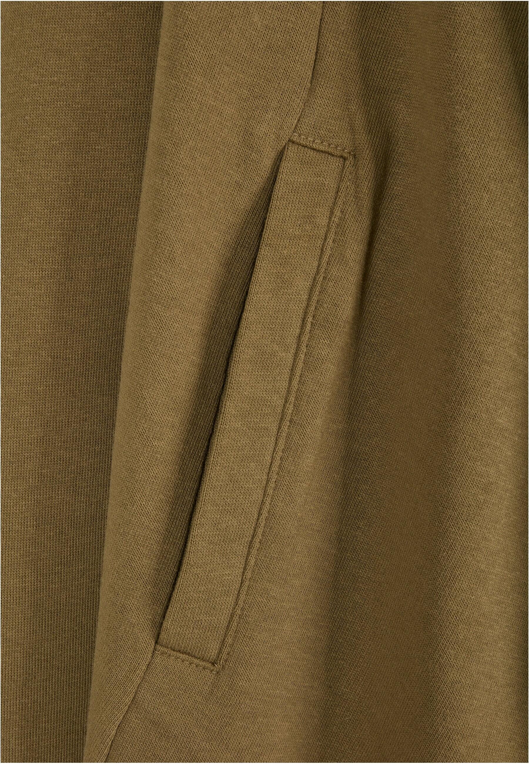 URBAN CLASSICS Strickfleecejacke »Urban Classics Herren Long Hooded Open Edge Cardigan«, (1 St.), mit Kapuze