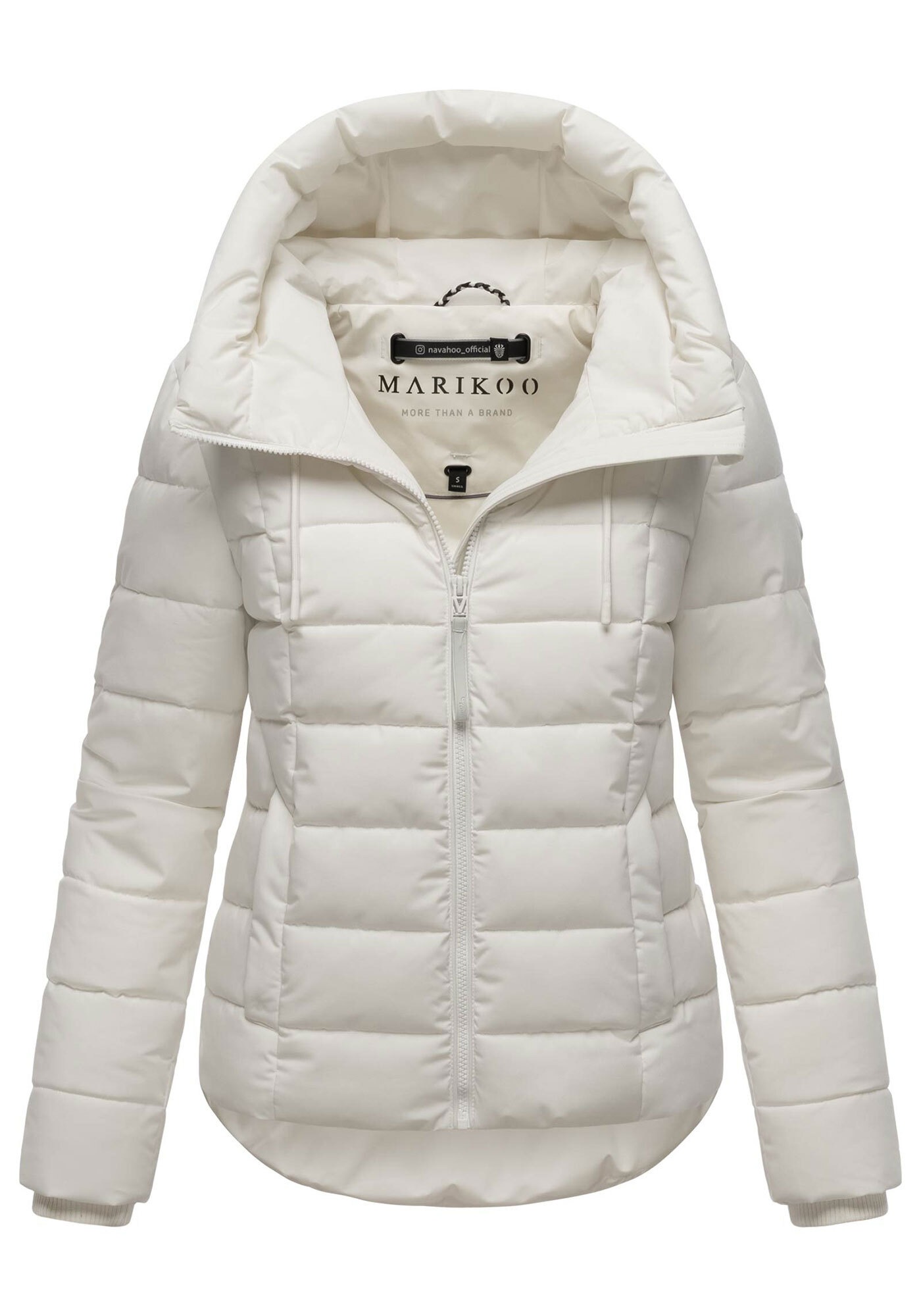 Marikoo Winterjacke »Tayenaa«, mit schmaler Steppung und extra hohem Kragen