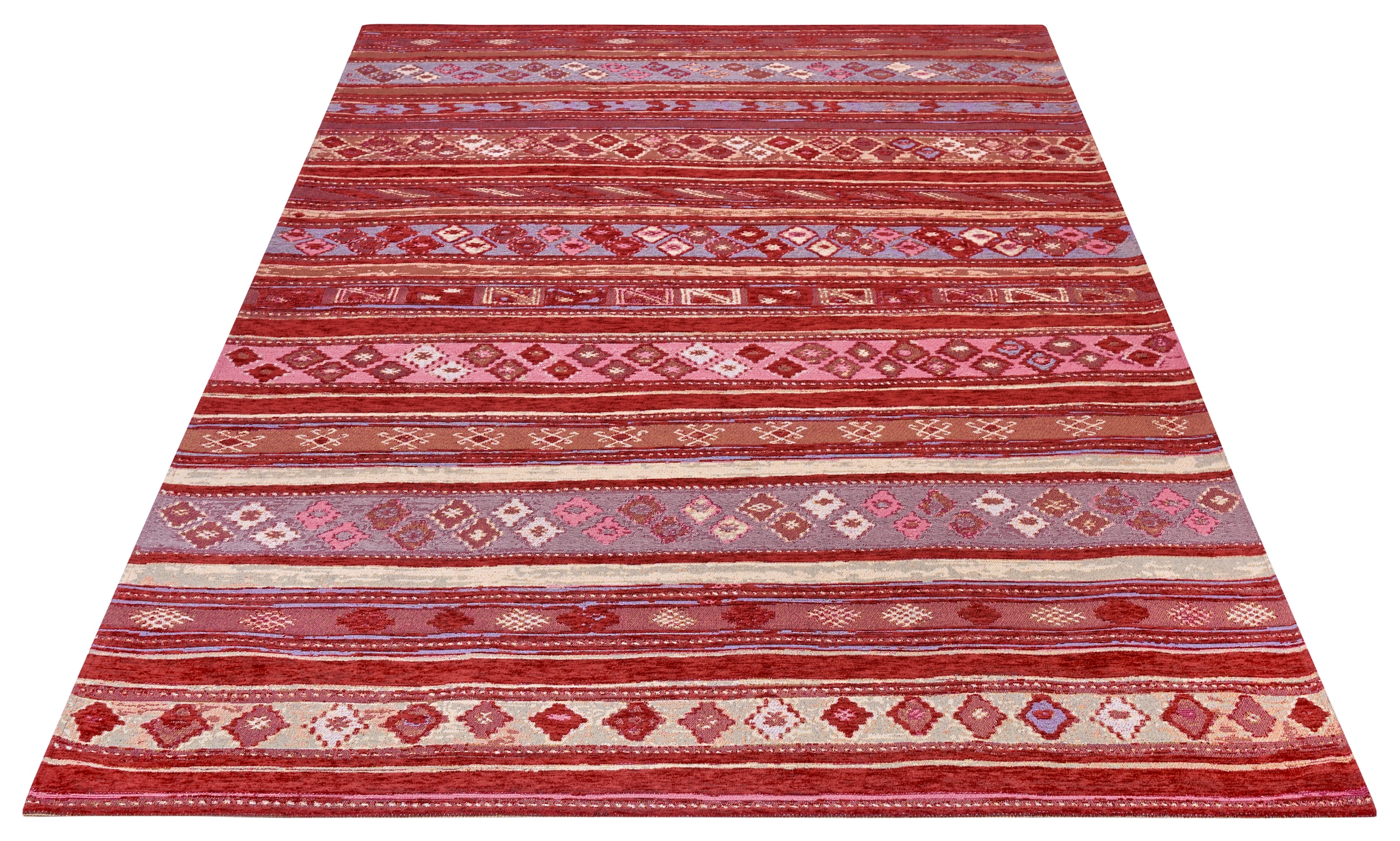 HANSE Home Teppich »Yara«, rechteckig, 5 mm Höhe, Flachgewebe robust, Anti-Slip, Boho Design, moderne Farben