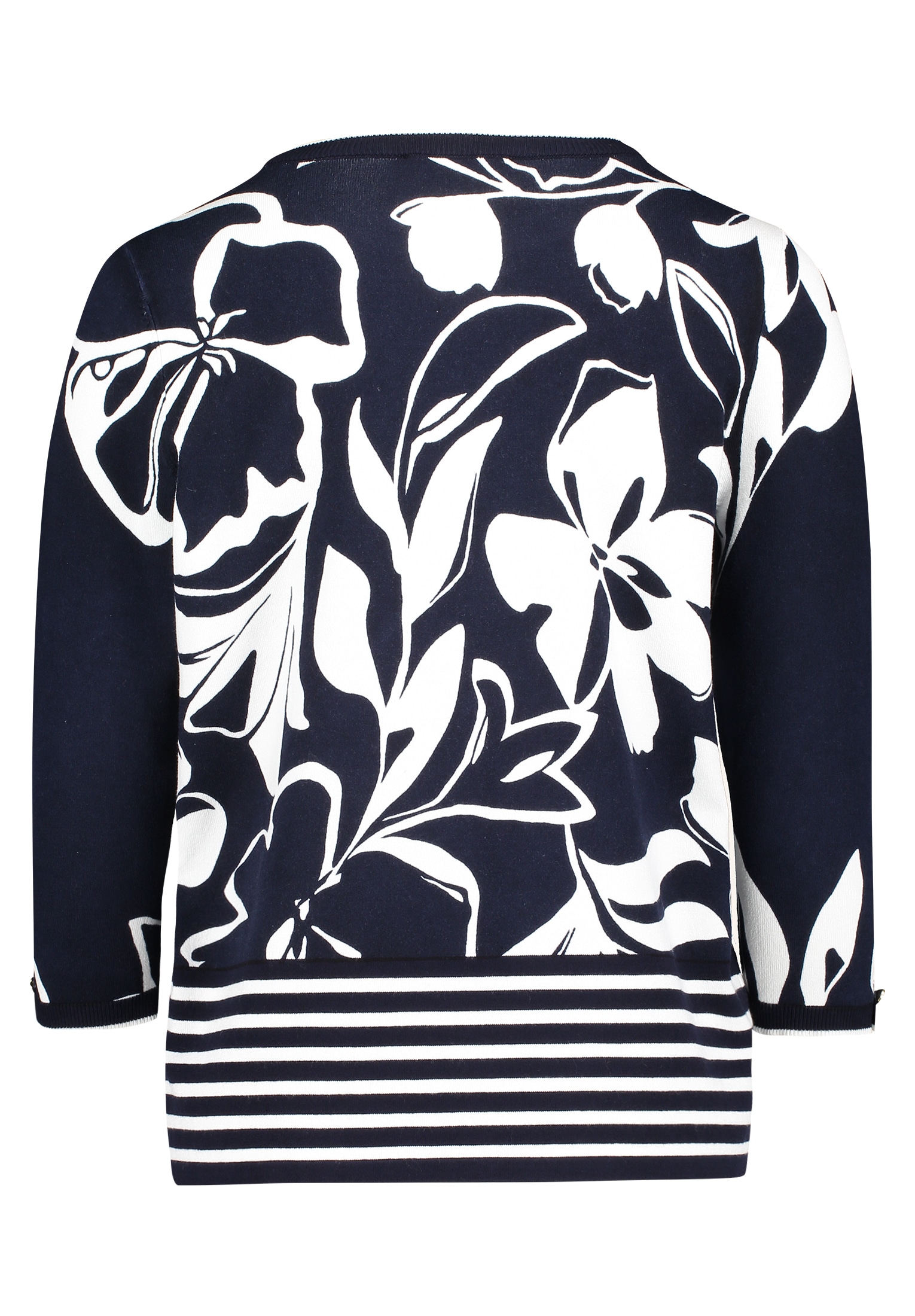 Betty Barclay Strickpullover "Betty Barclay Feinstrickpullover mit Blumenpr günstig online kaufen