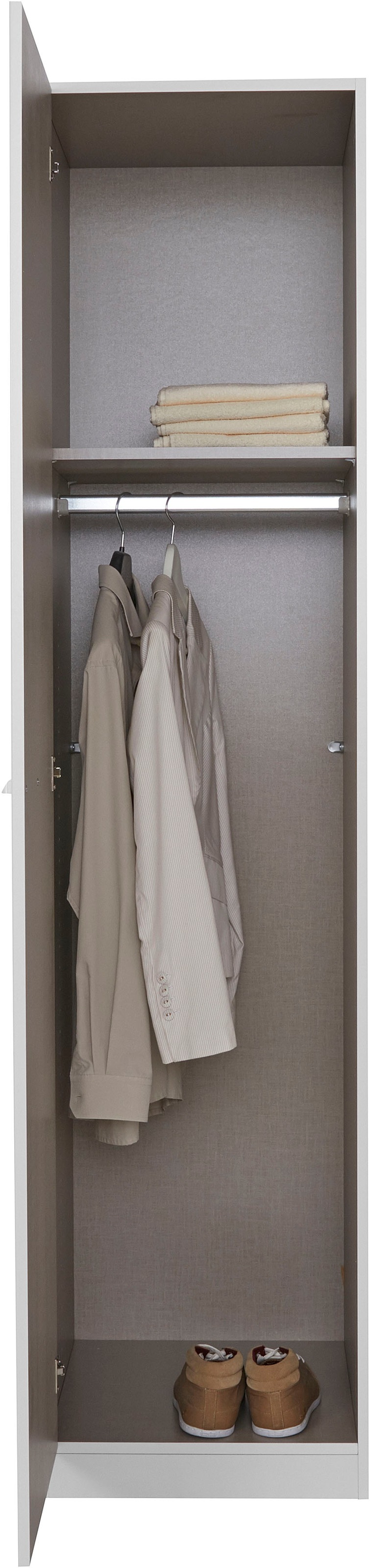 INOSIGN BY RAUCH Drehtürenschrank »Kleiderschrank Schrank Garderobe Wäscheschrank VANDOR«, in drei Breiten, Höhe 197 cm, Griffe in Graumetallic MADE IN GERMANY