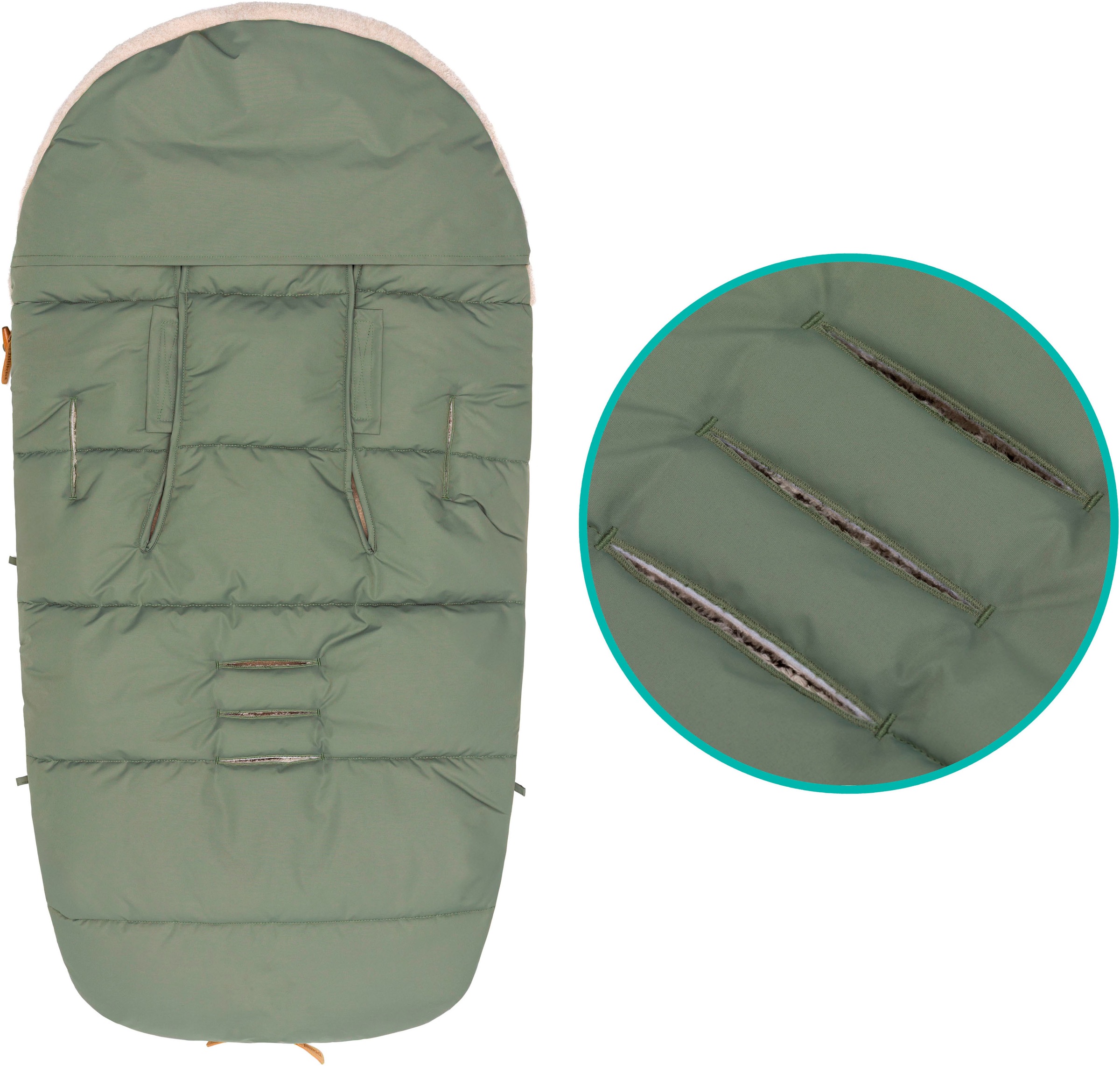 Fillikid Fußsack »Atlas, Winterfußsack«, mit Teddy-Plüsch