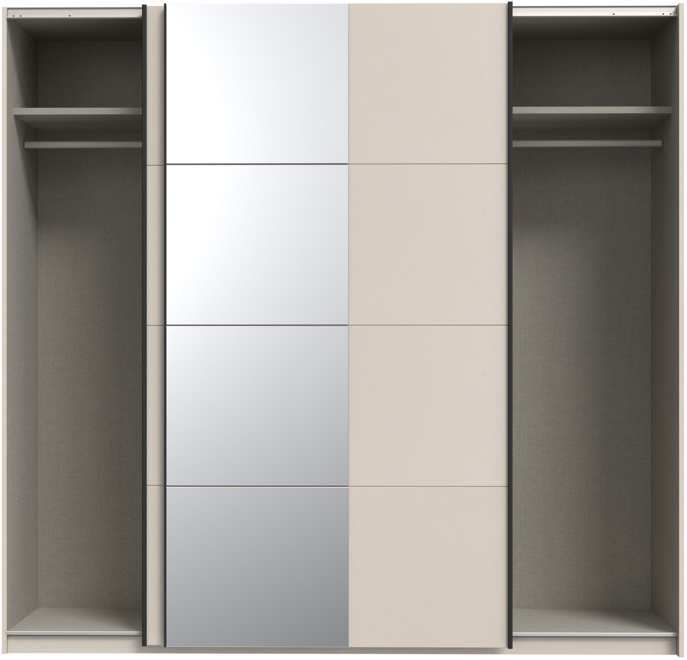 FORTE Schwebetürenschrank »Ingalil«, Höhe 2,10 mtr., stehende Montage