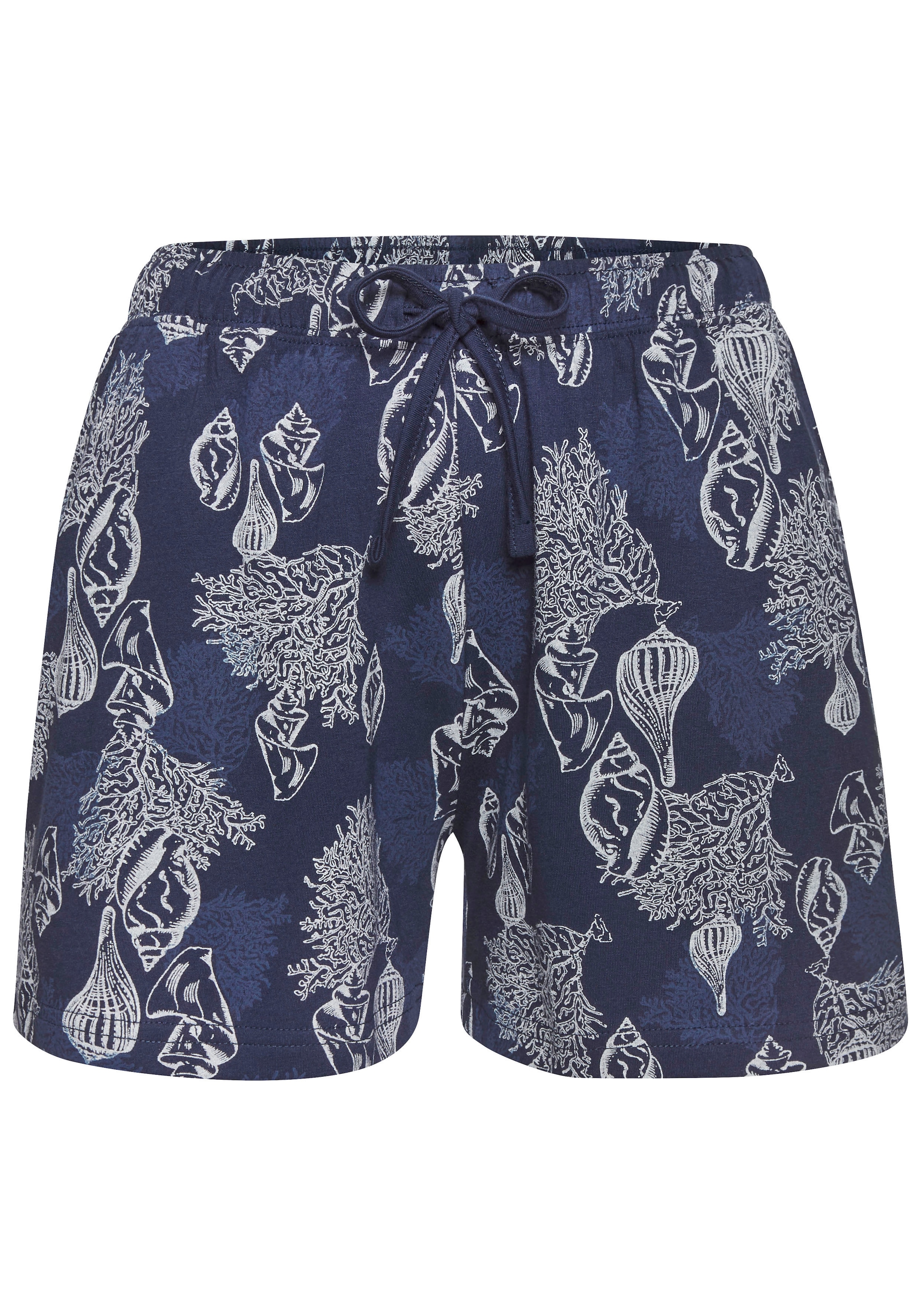 Vivance Dreams Shorty, (Set, 2 tlg.), Schönes Muschel-Muster