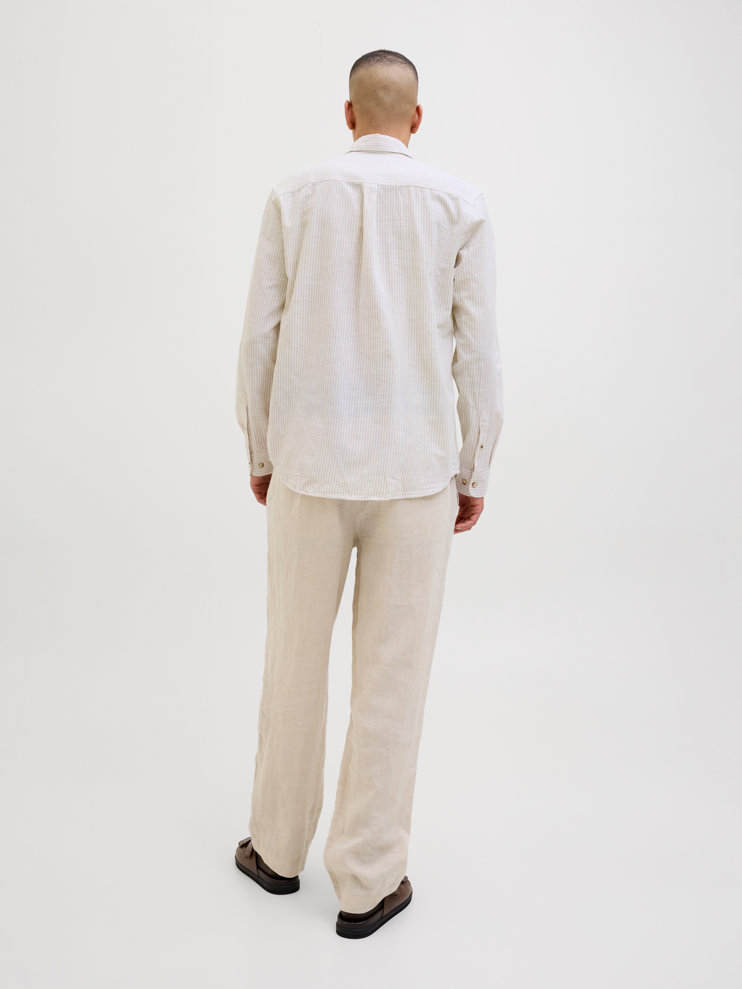 Jack & Jones Langarmhemd »JJESUMMER SHIRT LS SN«, mit Hemdkragen