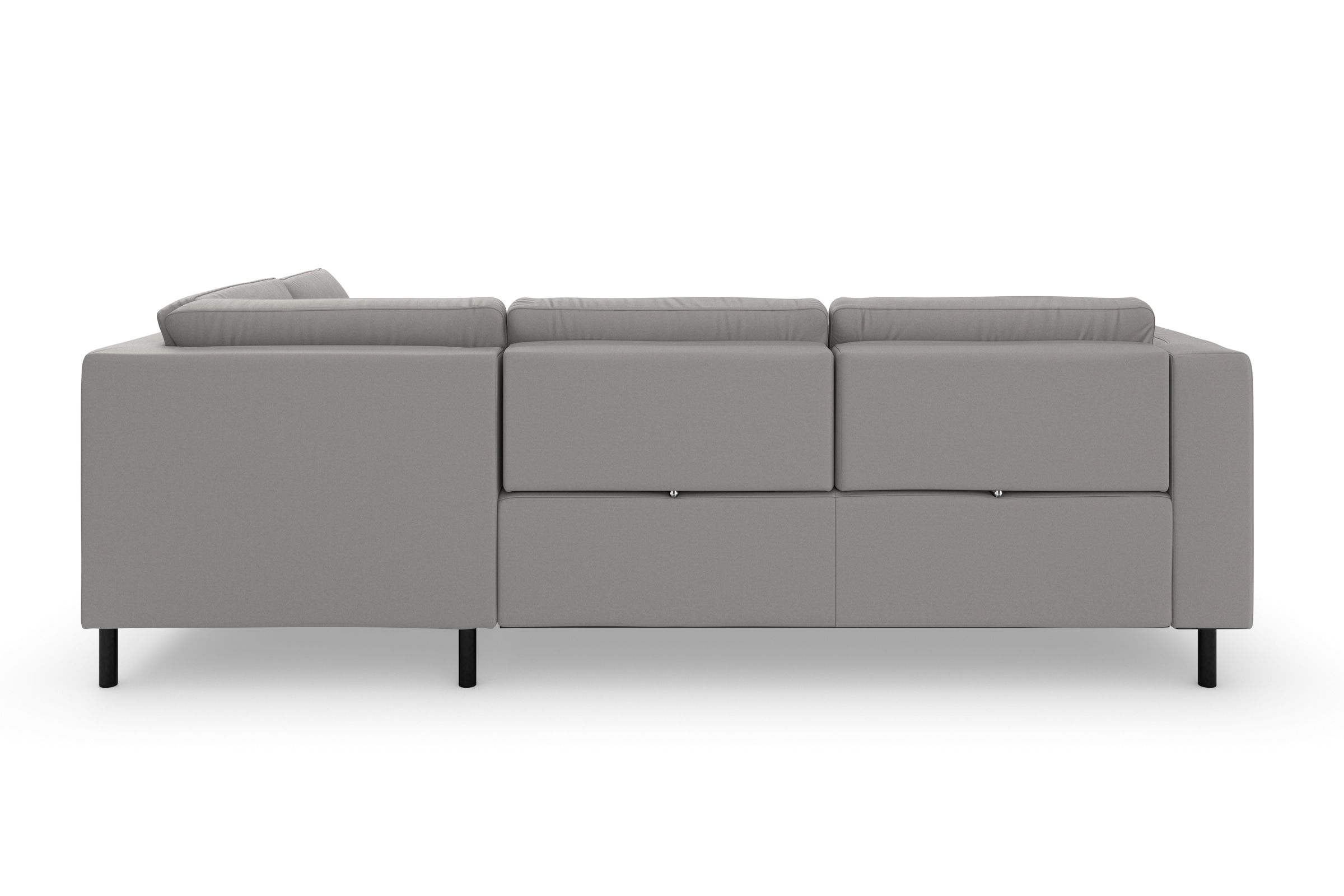 sit&more Ecksofa »Olsen L-Form«, inklusive Sitztiefenverstellung, wahlweise mit Bettfunktion, 15cm hoch