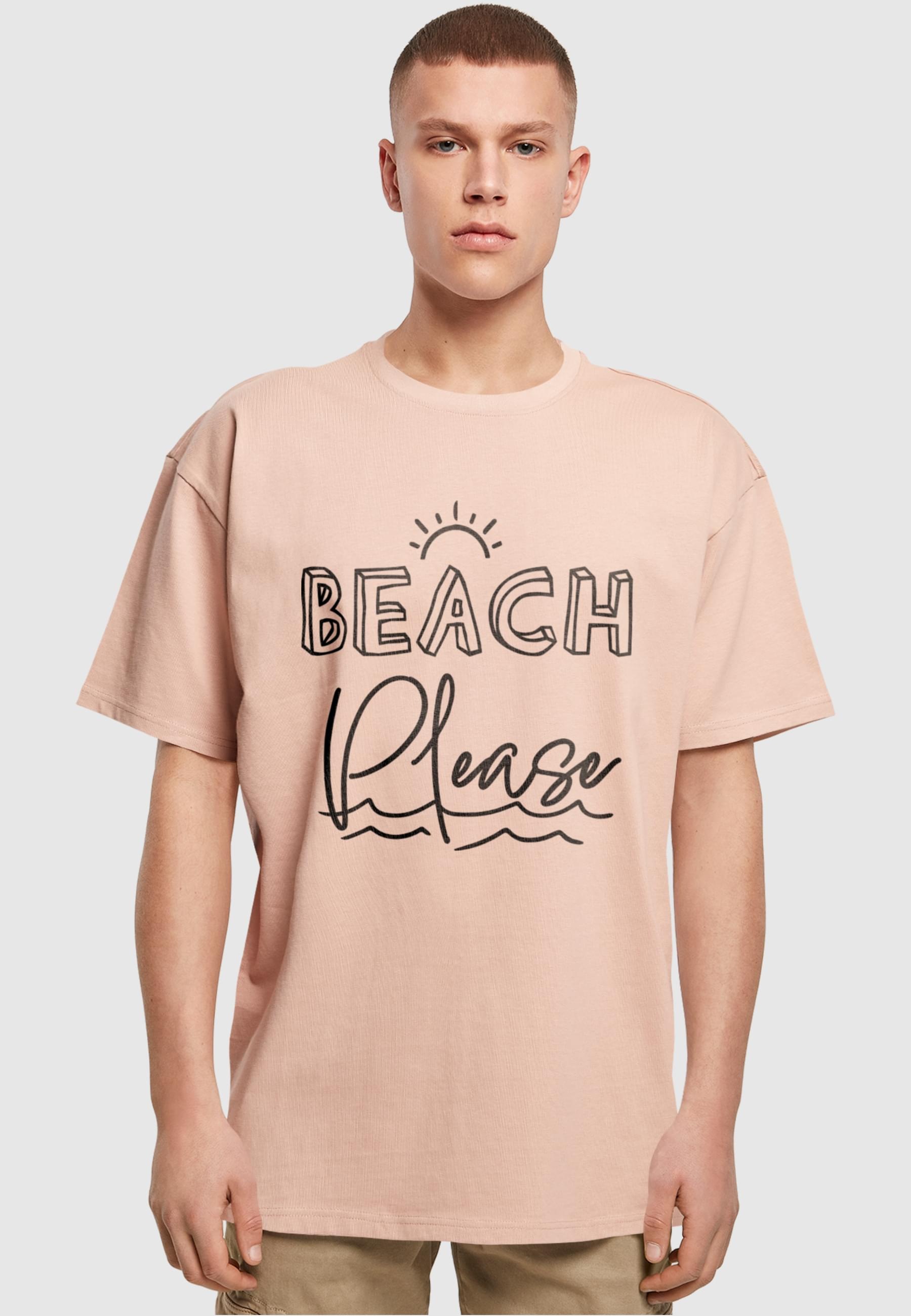 Merchcode T-Shirt »Merchcode Herren Beach Please Heavy Oversized Tee«, (1 tlg.)