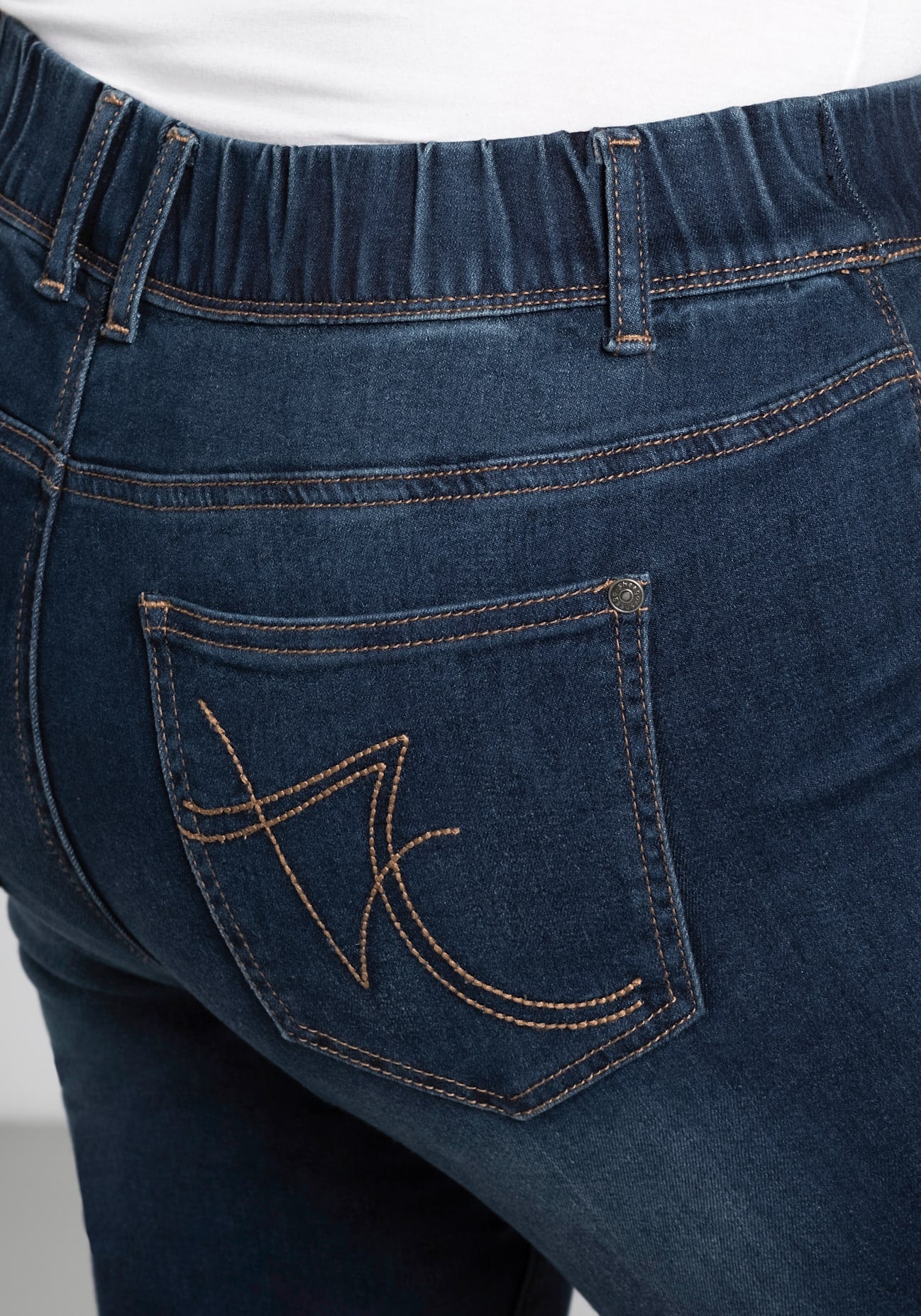Sheego Jeansleggings, (1 tlg.)
