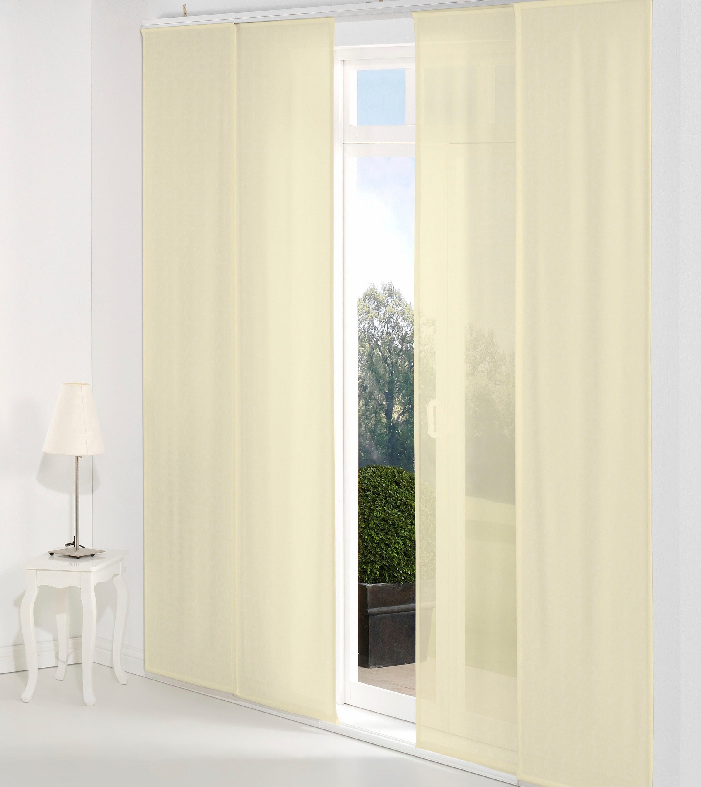 Wirth Schiebegardine "Sunday" Paneelwagen 1 Stk. tlg. Mit Zubehör günstig online kaufen