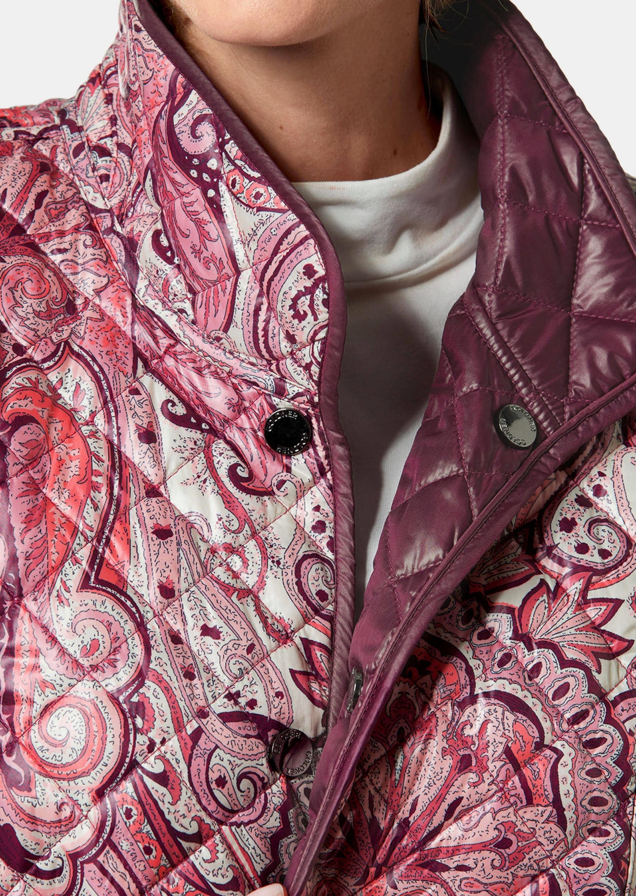 GOLDNER Steppjacke »Druckwendejacke Leichte Steppjacke zum wenden«