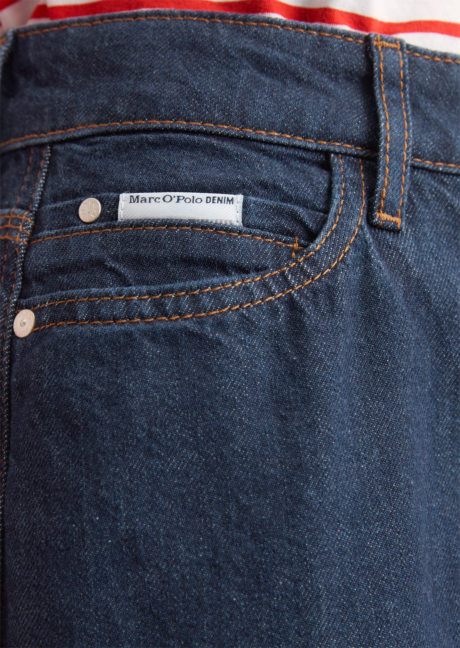Marc O'Polo DENIM Jeansrock »aus dunklem Rigid Denim«