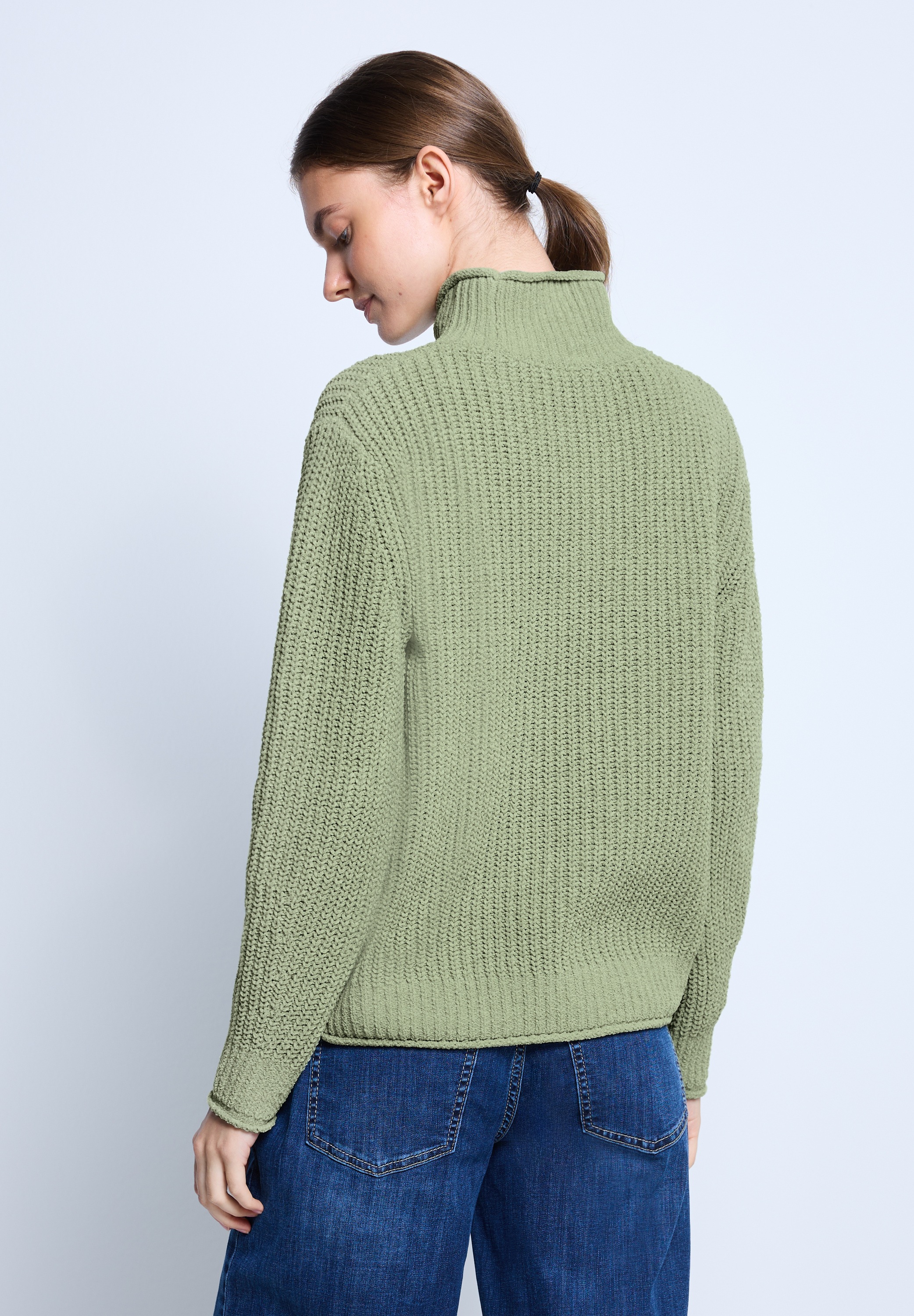 STREET ONE STUDIO Strickpullover aus softem Materialmix günstig online kaufen