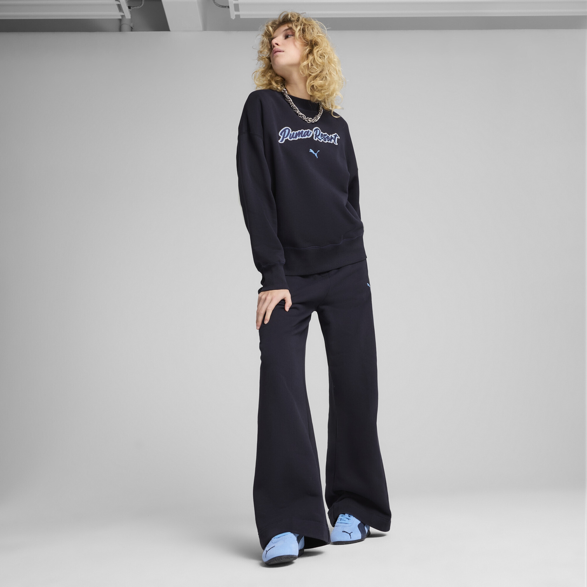 PUMA Sweatshirt »PREMIUM ESS Oversized-T-Shirt mit Grafik Damen«