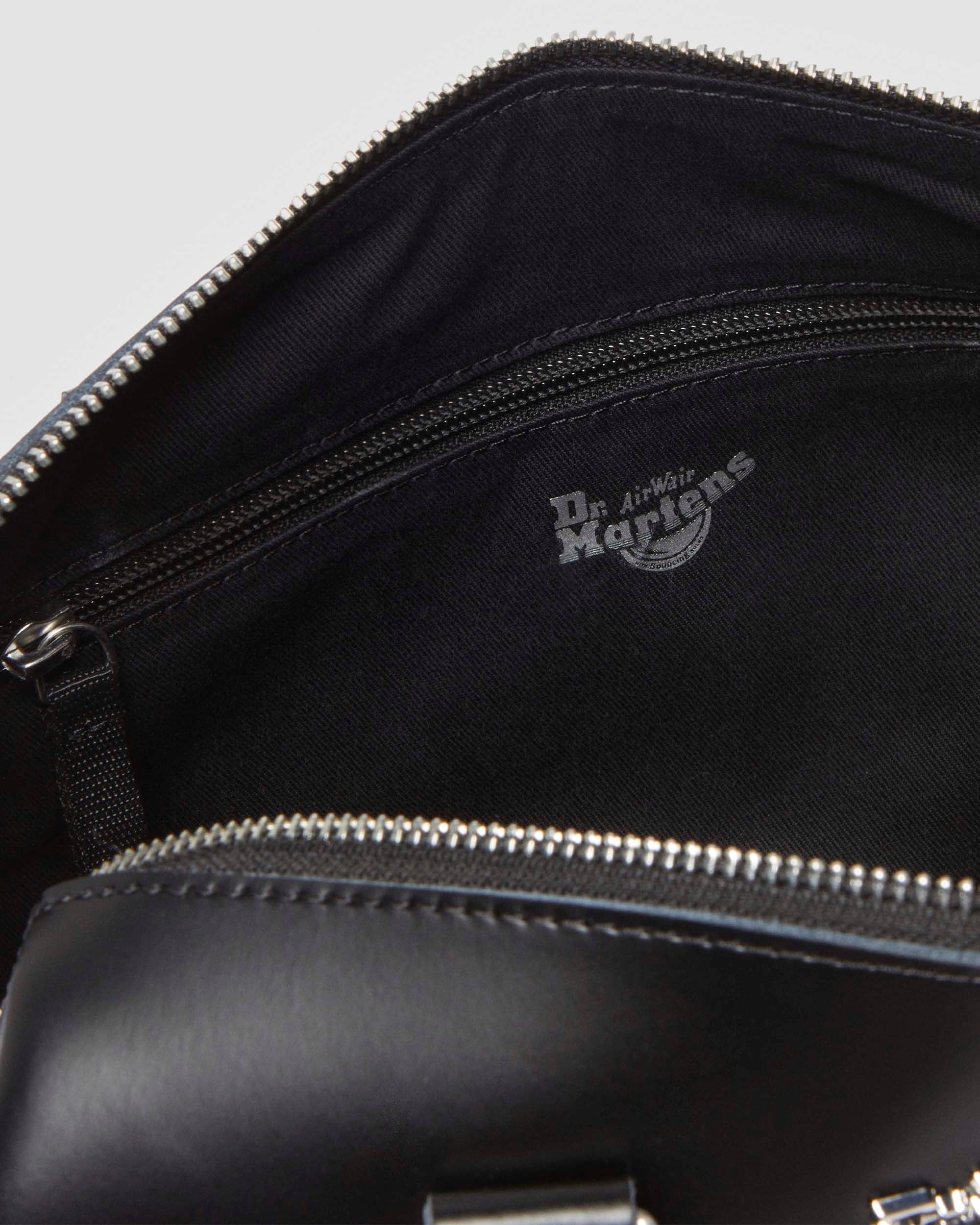 DR. MARTENS Henkeltasche Damen Handtasche, Umhängetasche mit edlem Logo-Schmuckelement