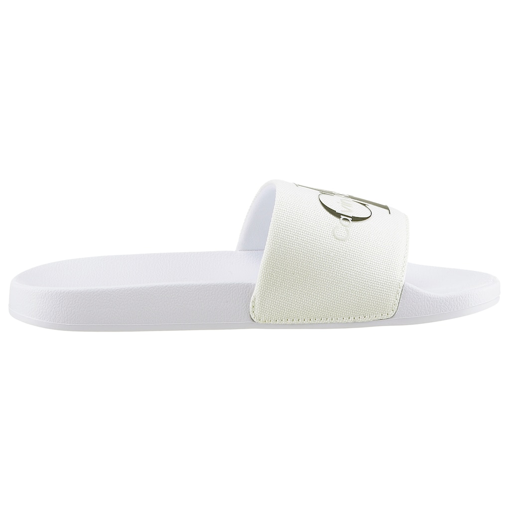 Calvin Klein Jeans Badepantolette »FANNY SLIDE MONOGRAM«