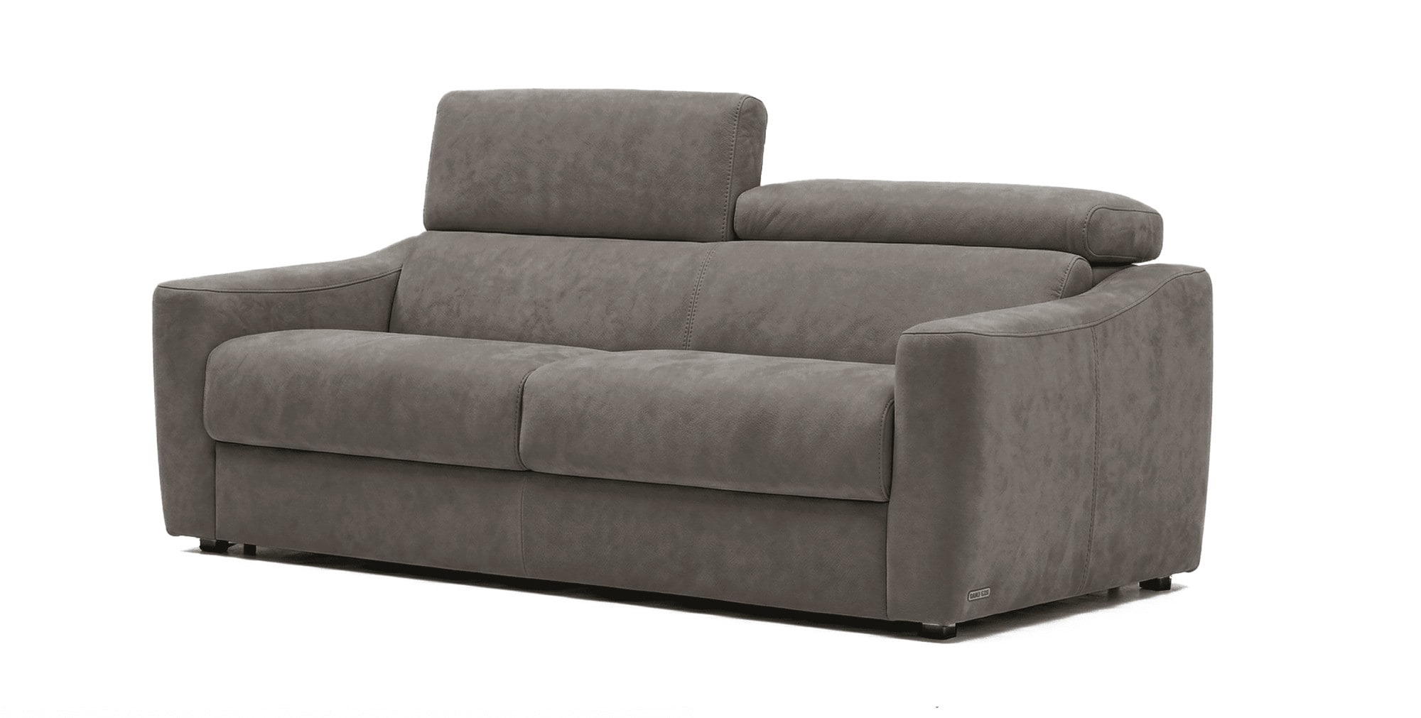 Egoitaliano Schlafsofa "STRIKE, Made in Italy-Designsofa mit Dauerschlaffunktion,Breite 195 cm" Bettsofa, Luxus-Microfaser Lederoptik mit verstellbaren Kopfstützen