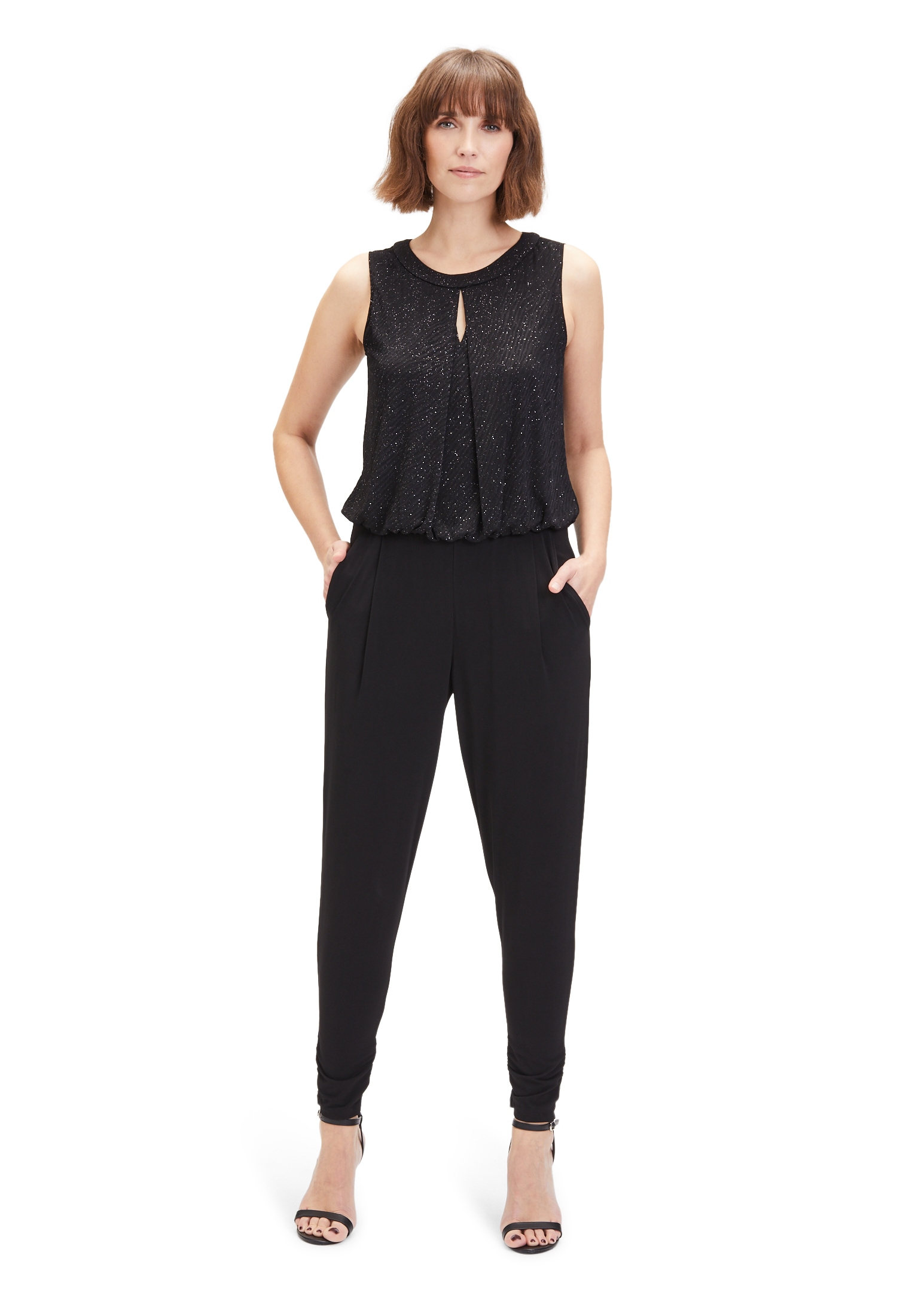 Vera Mont Overall "Vera Mont Jumpsuit im Glitzer-Look", (1 tlg.), Glitzer