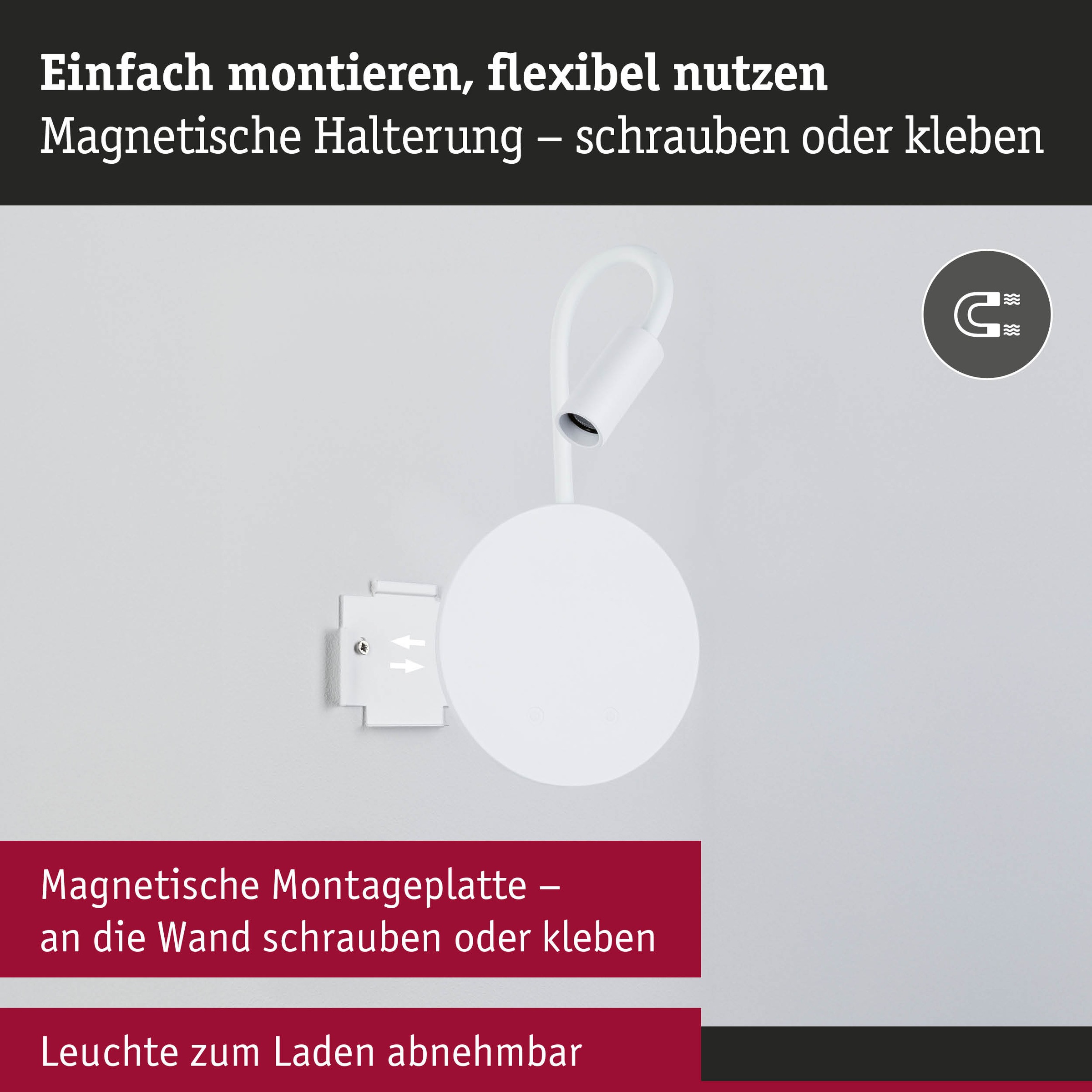 Paulmann LED Wandleuchte »Miora 1,3W« LED-Modul 1 Stk. Dimmbar