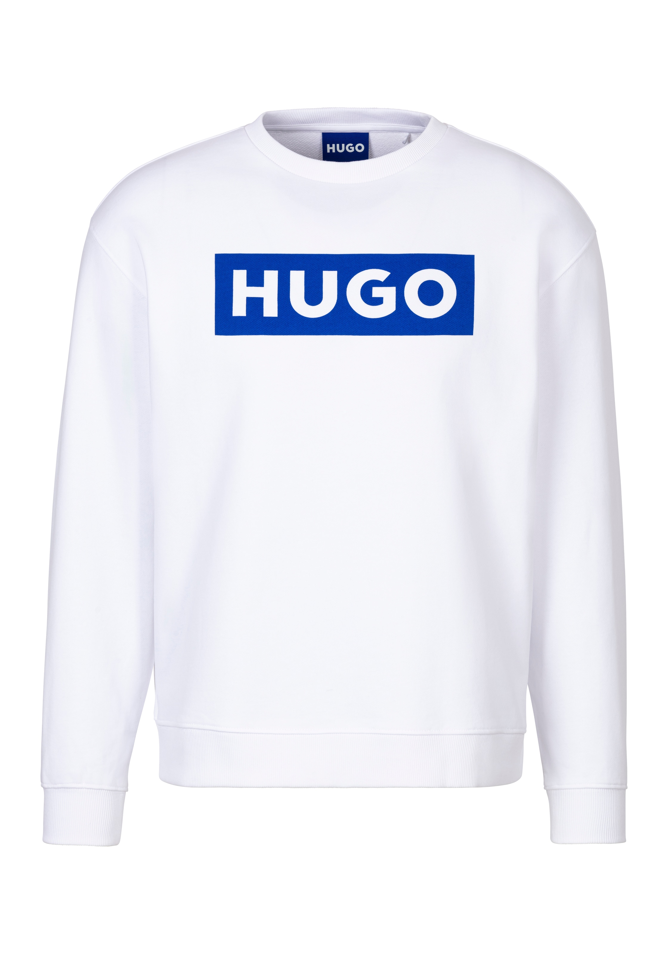 HUGO Blue Sweatshirt, mit Frontprint günstig online kaufen