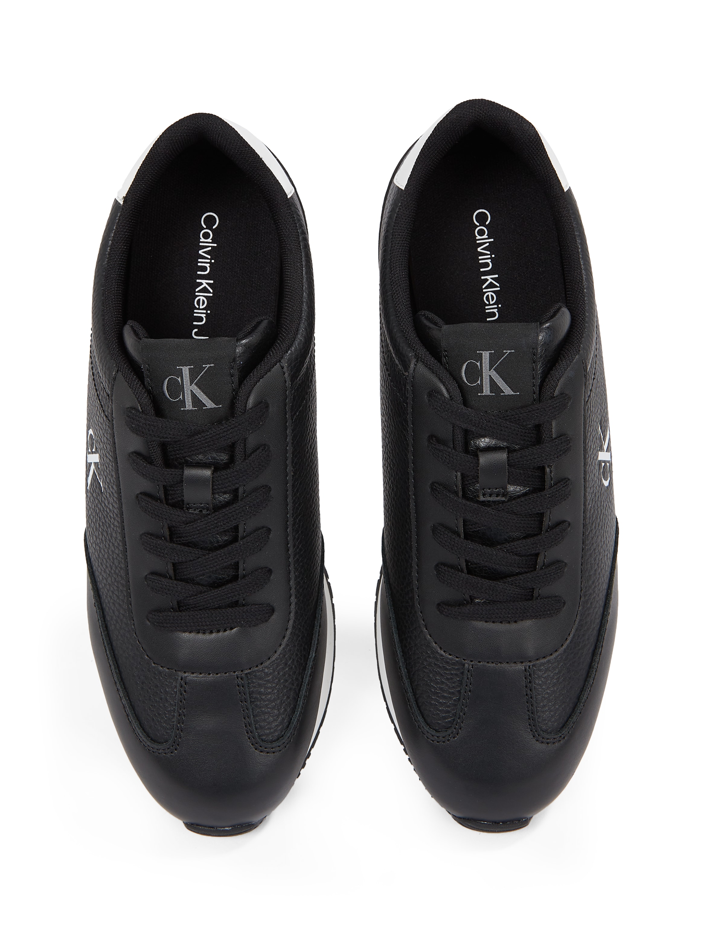 Calvin Klein Jeans Plateausneaker »RUNNER LACEUP TC«, Freizeitschuh, Halbschuh, Schnürschuh mit Kontrast-Logo