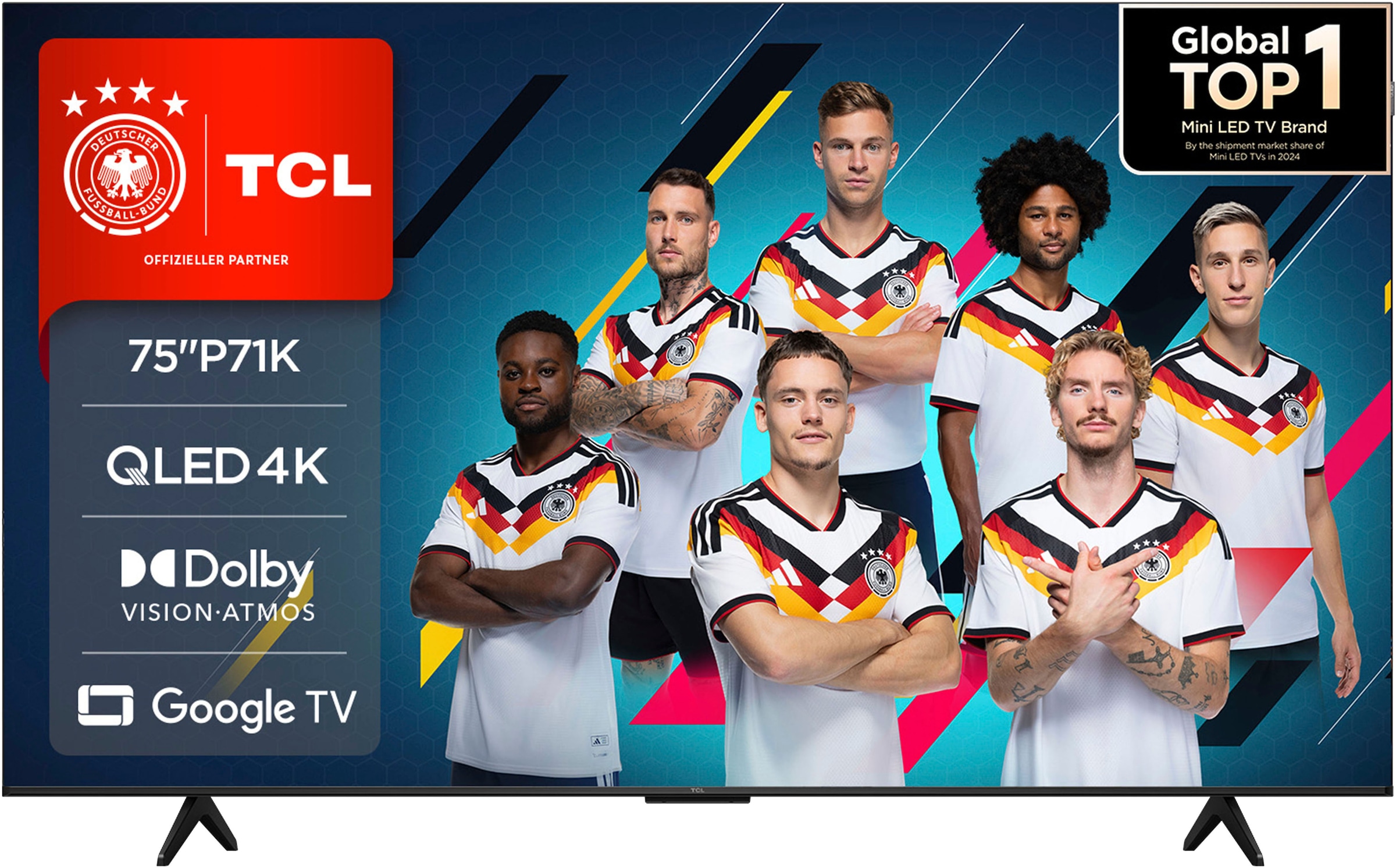 TCL 75P71K Smart TV 75'' 4K QLED - 2025