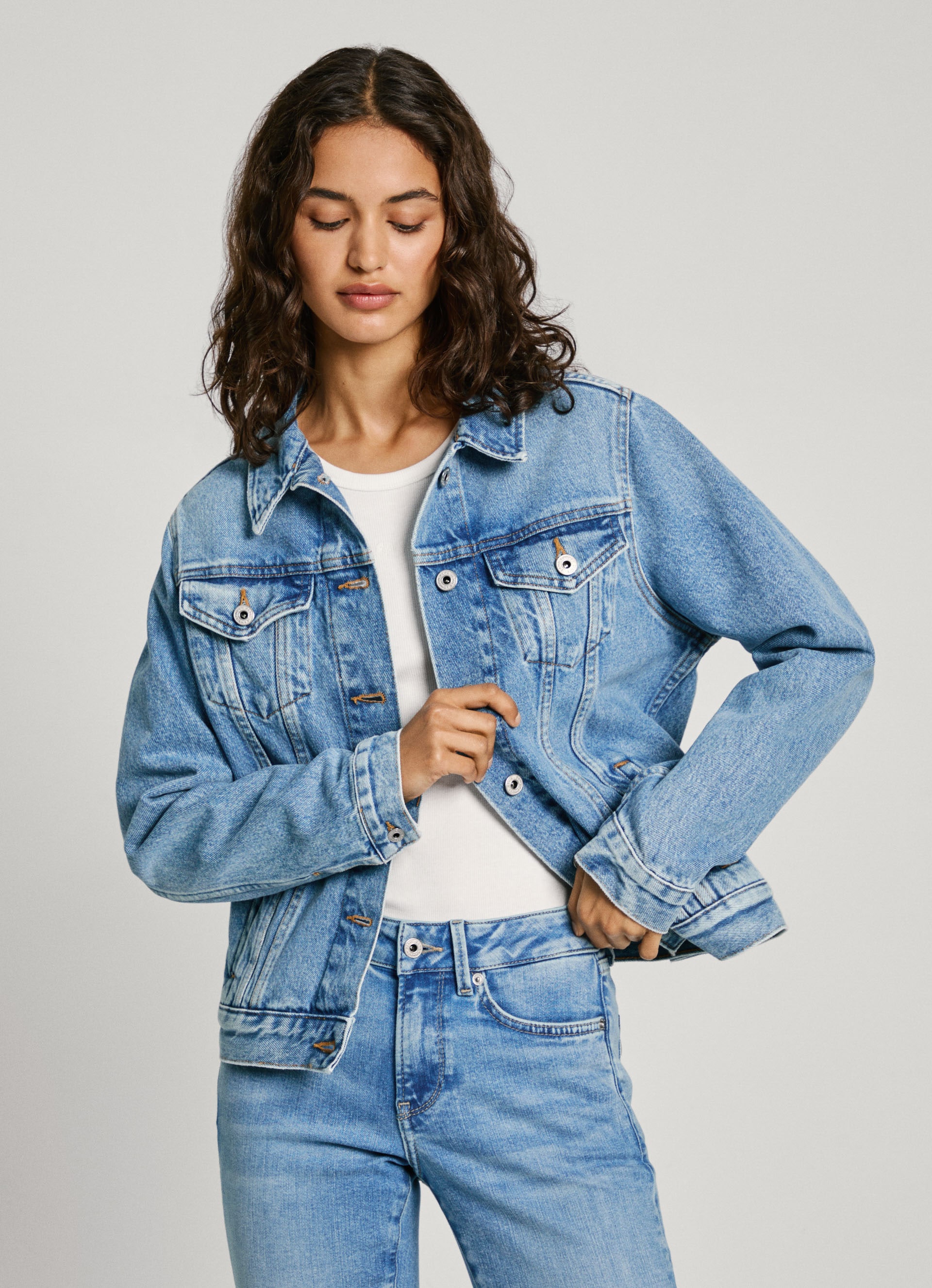 Pepe Jeans Jeansjacke "REGULAR JACKET", in authentischer Denim-Qualität