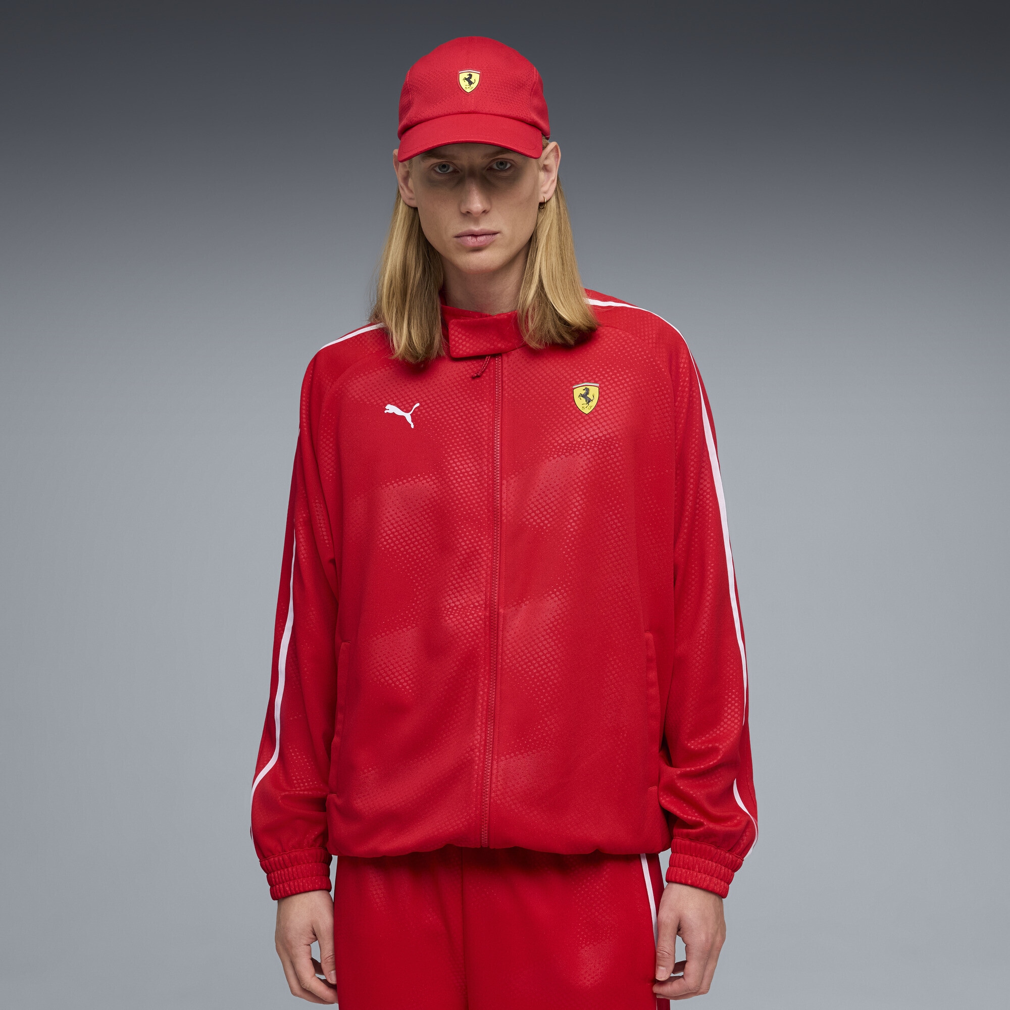 PUMA Sweatjacke »Scuderia Ferrari T7 Oversized Trainingsjacke Herren«