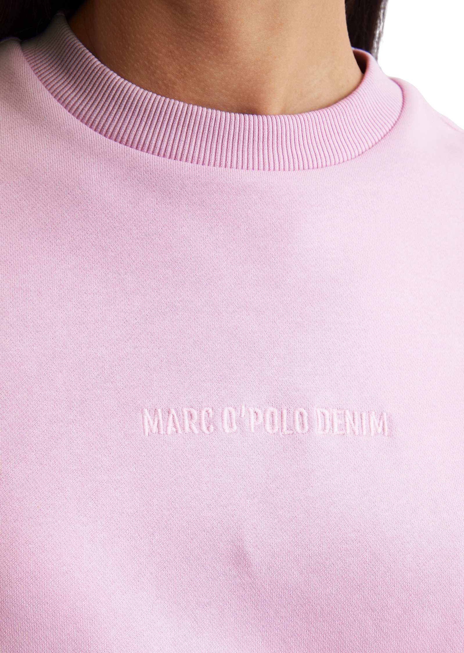Marc O'Polo DENIM Sweatshirt »mit kleiner Logo-Stickerei«