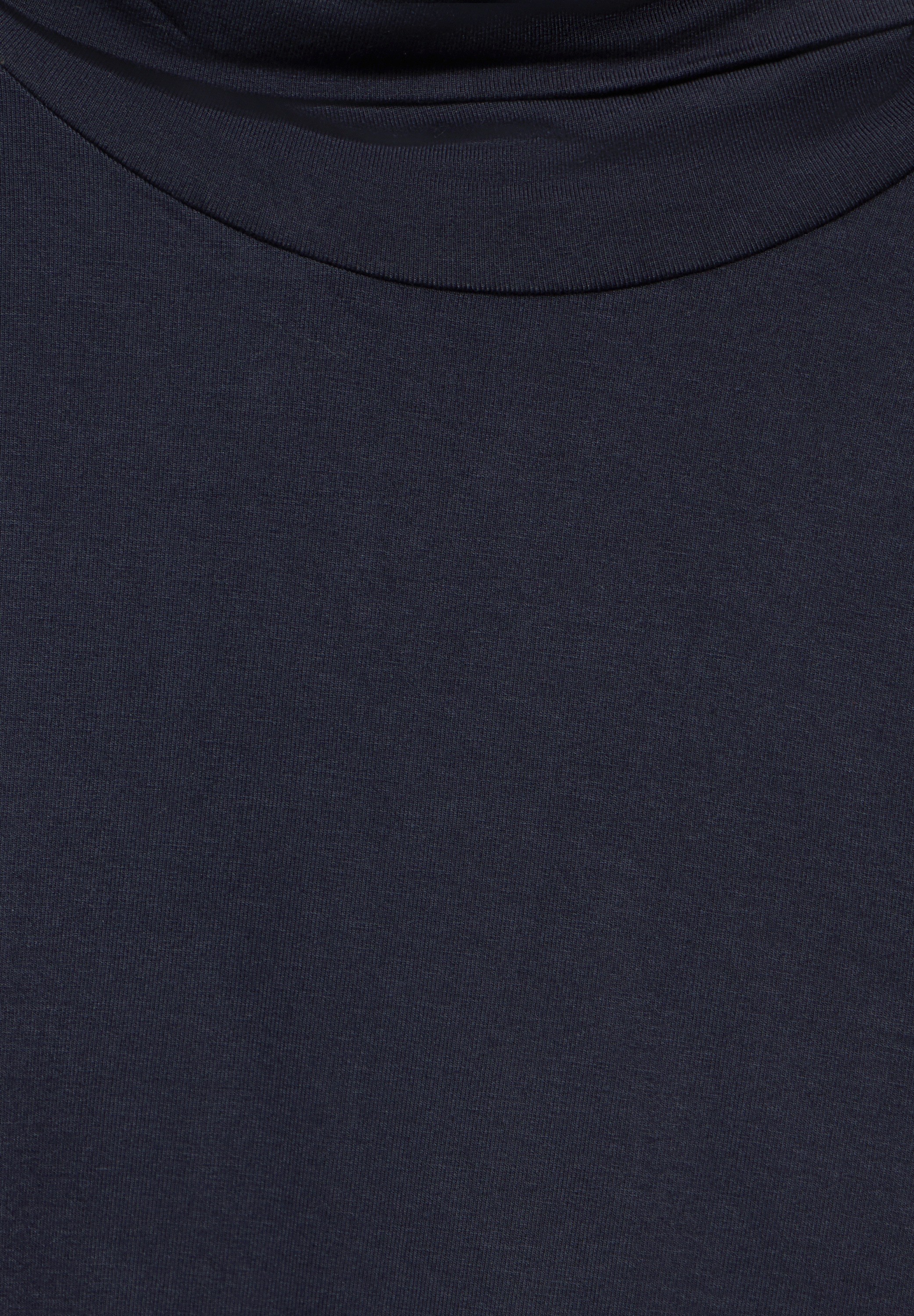 STREET ONE Rollkragenshirt, aus strecthigem Viskosematerial
