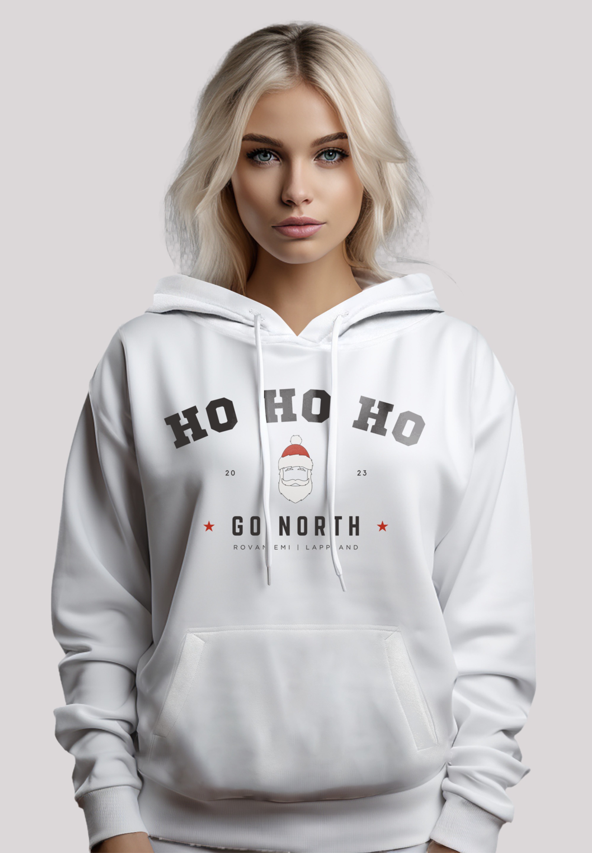 F4NT4STIC Kapuzenpullover "Ho Ho Ho Santa Weihnachten", Weihnachten, Geschenk, Logo