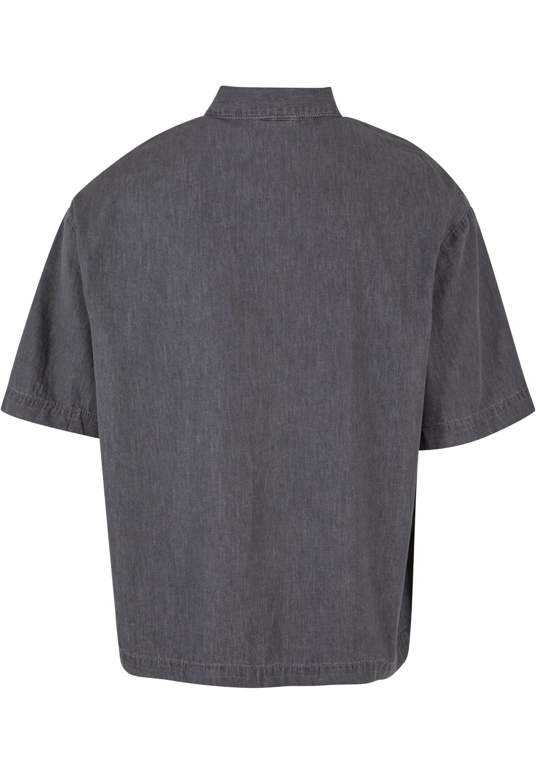 URBAN CLASSICS Langarmhemd »Urban Classics Herren Lightweight Denim Shirt«, (1 tlg.)