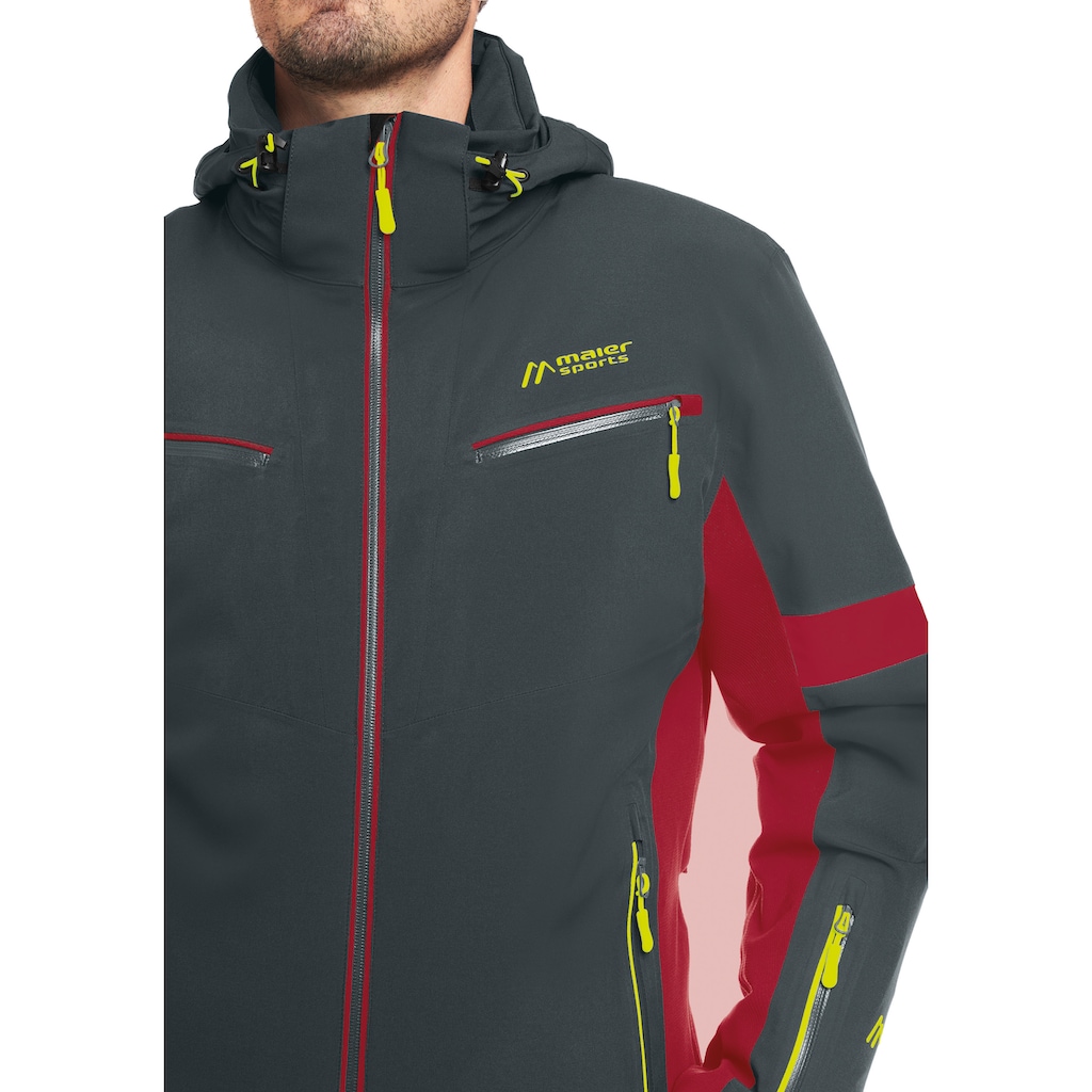 Maier Sports Skijacke »Fast Motion M«, Warme Skijacke im sportlichen Look für schnelle Abfahrten