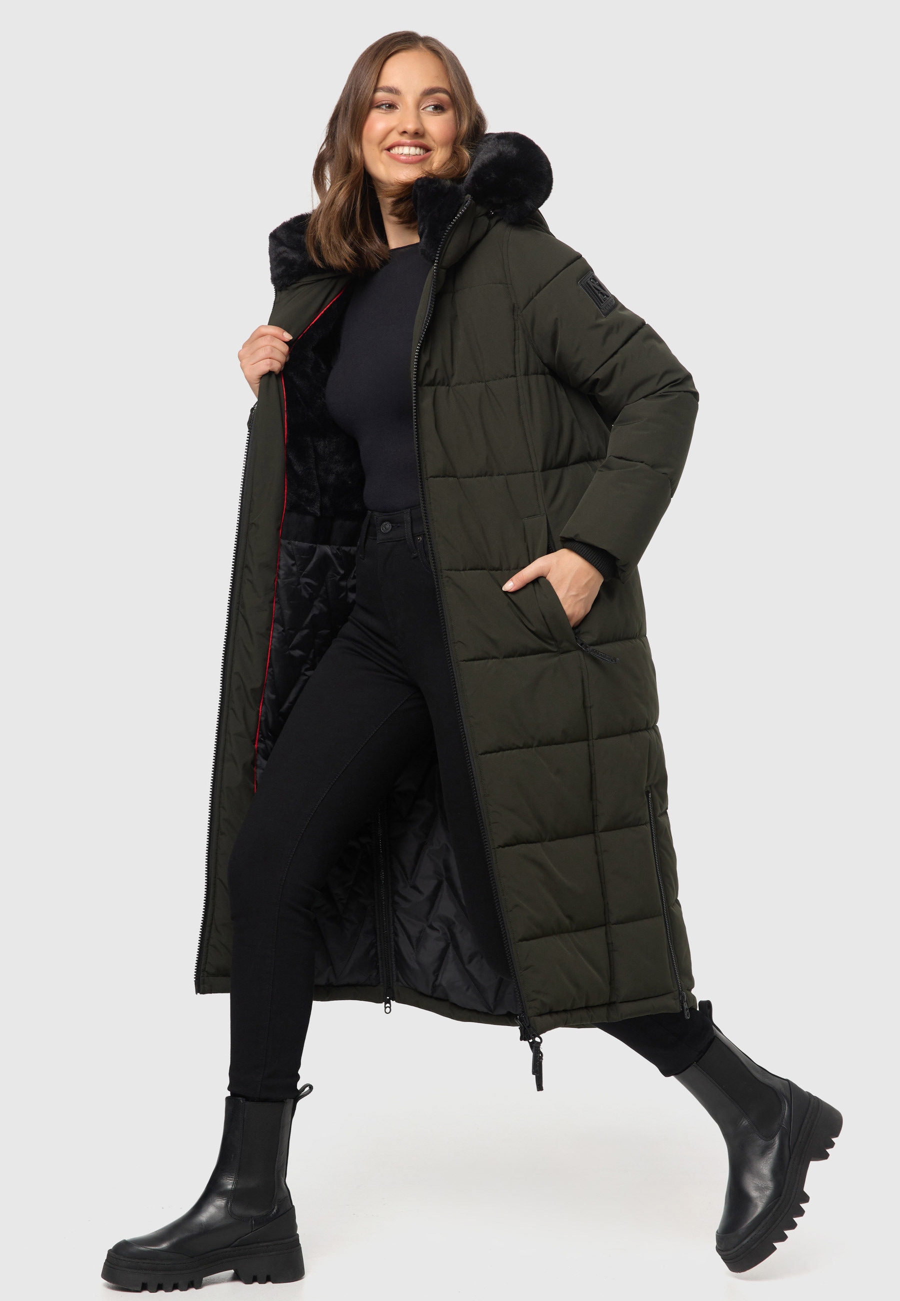 Navahoo Winterjacke »Knuddelfee«, mit hoch schließendem Kragen