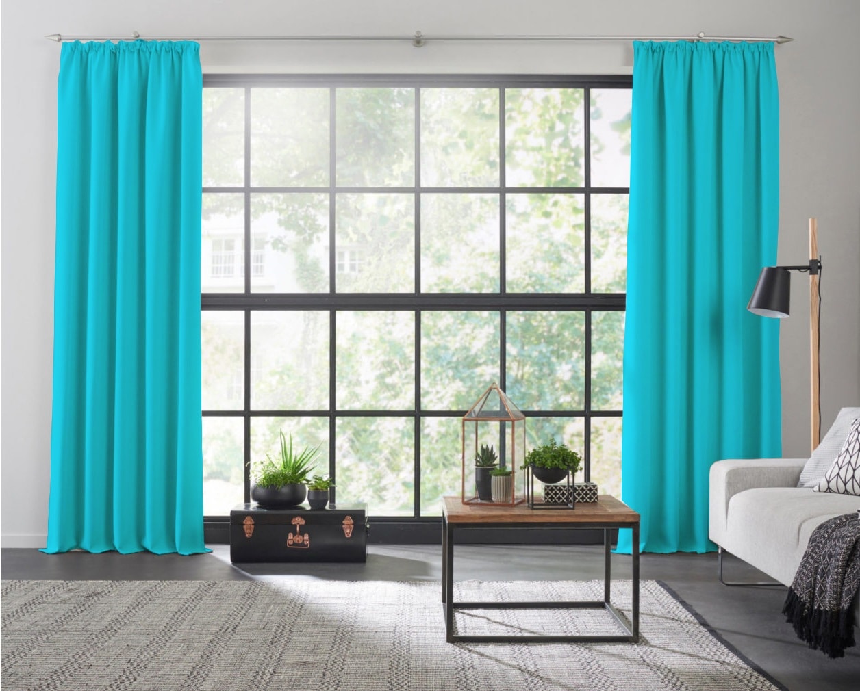 Wirth Vorhang "Dim out" Kräuselband 1 Stk. tlg. nach Maß günstig online kaufen