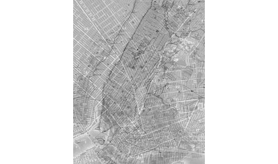 Vliestapete »NYC Map«
