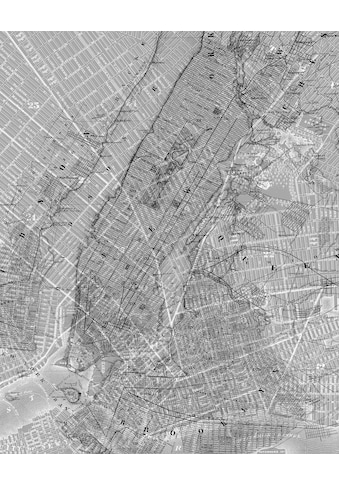 Komar Vliestapete »NYC Map« 200x250 cm (Brei...