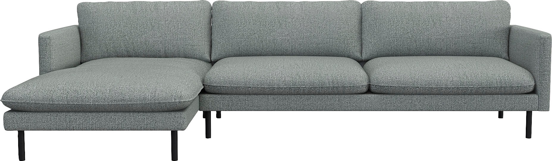 FLEXLUX Ecksofa "Bolzano, elegant und bequem, L-Form" Sitzaufbau mit Kaltsc günstig online kaufen