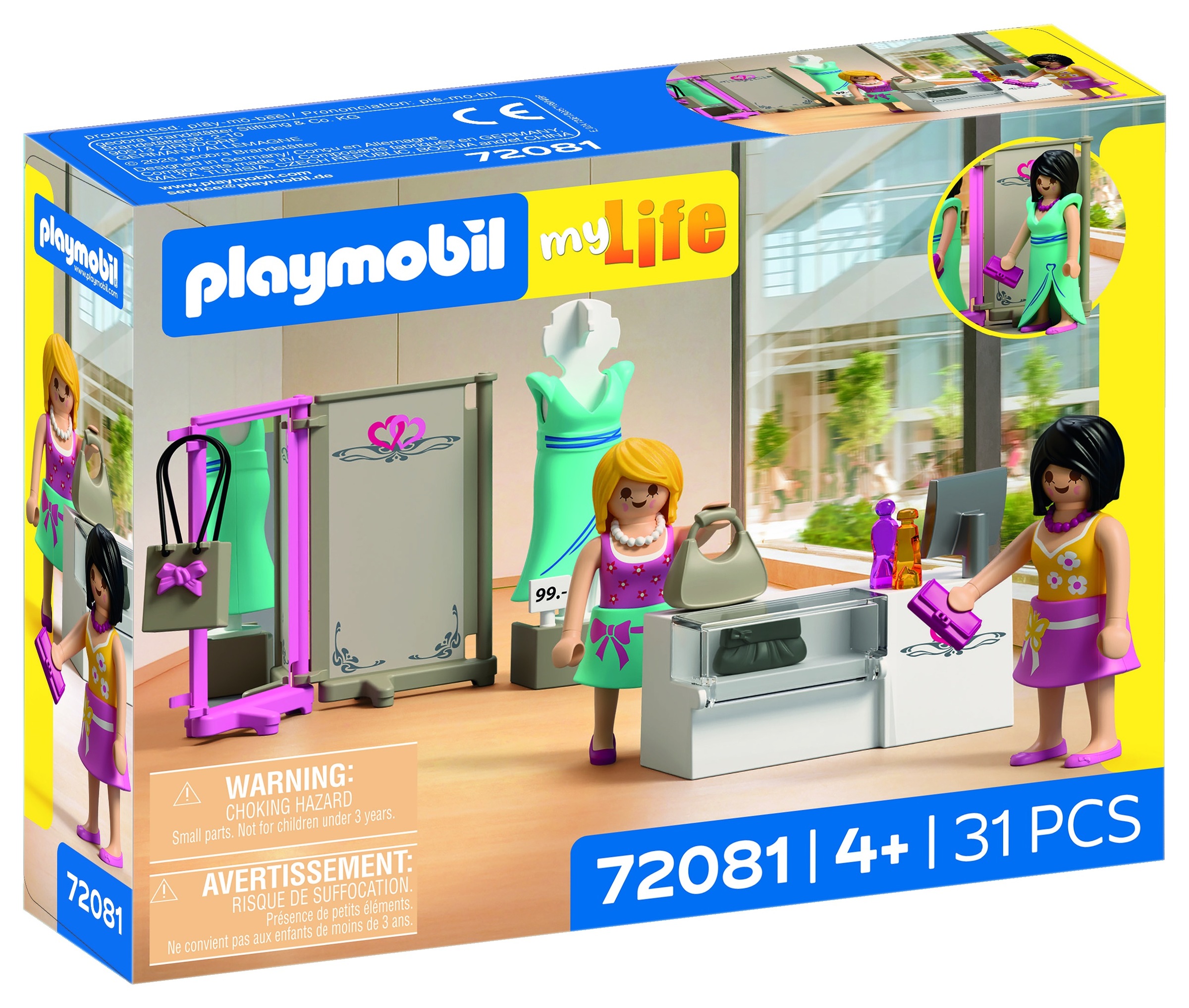 Playmobil® Konstruktions-Spielset »Modeboutique (72081), My Life« Made in Europe