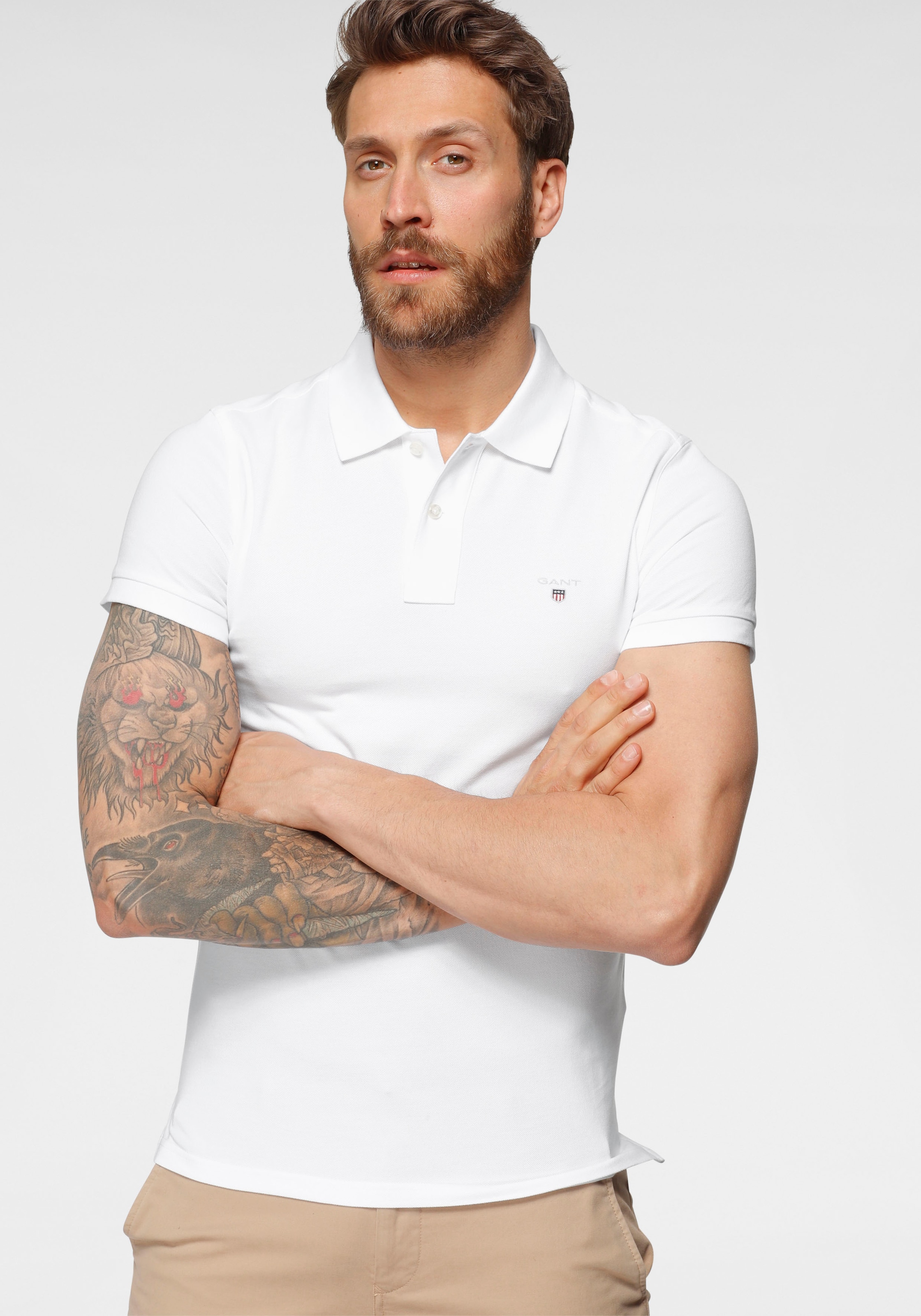 | Poloshirt online kaufen für BAUR Herren Gant Slim-fit