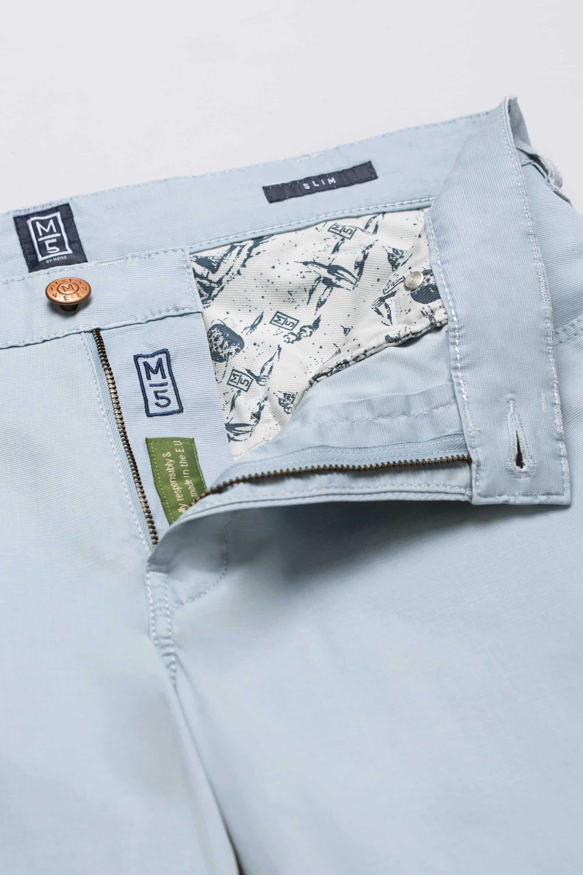 MEYER Chinos »M5 Slim«, aus Bio-Baumwolle