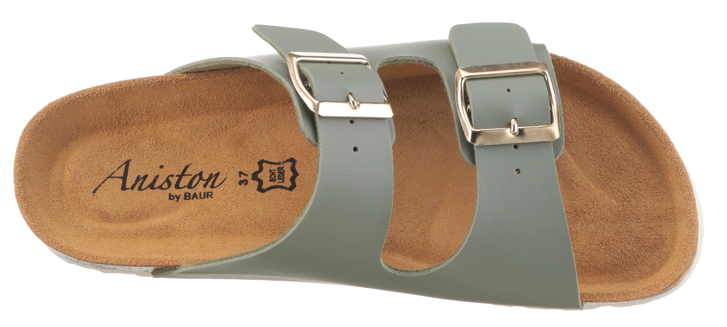 Aniston SHOES Pantolette, Sommerschuh, Hausschuh, Strandschuh, Fußbett - NEUE KOLLEKTION