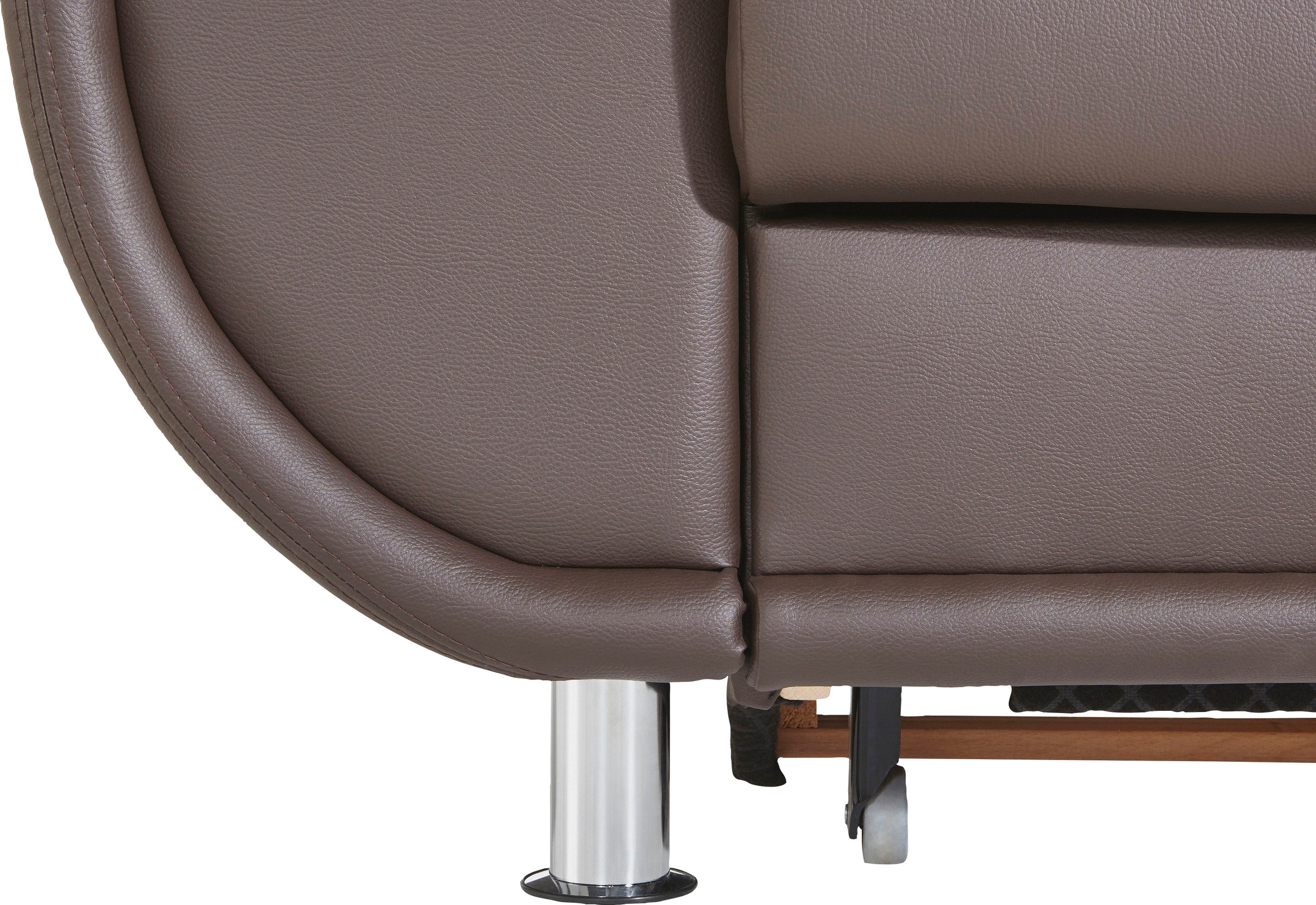 TRENDMANUFAKTUR Ecksofa »Rondo, zeitlos und elegant, OTTOs Choice, bequem, L-Form«, wahlweise mit Federkern, wahlweise mit Bettfunktion