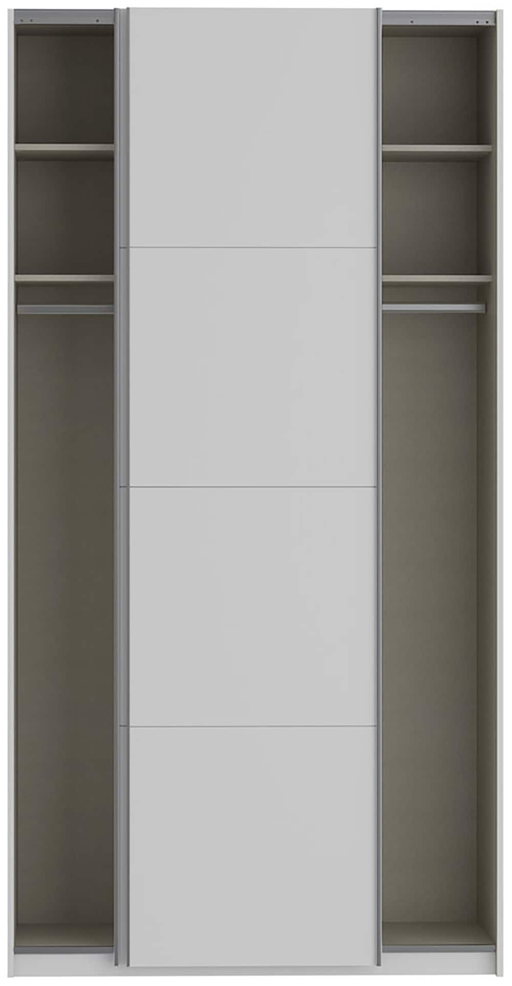 FORTE Schwebetürenschrank »Fittio, Made in Europe, 2 Schiebetüren, modernes Design«, Höhe 2,35 mtr, stehende Montage