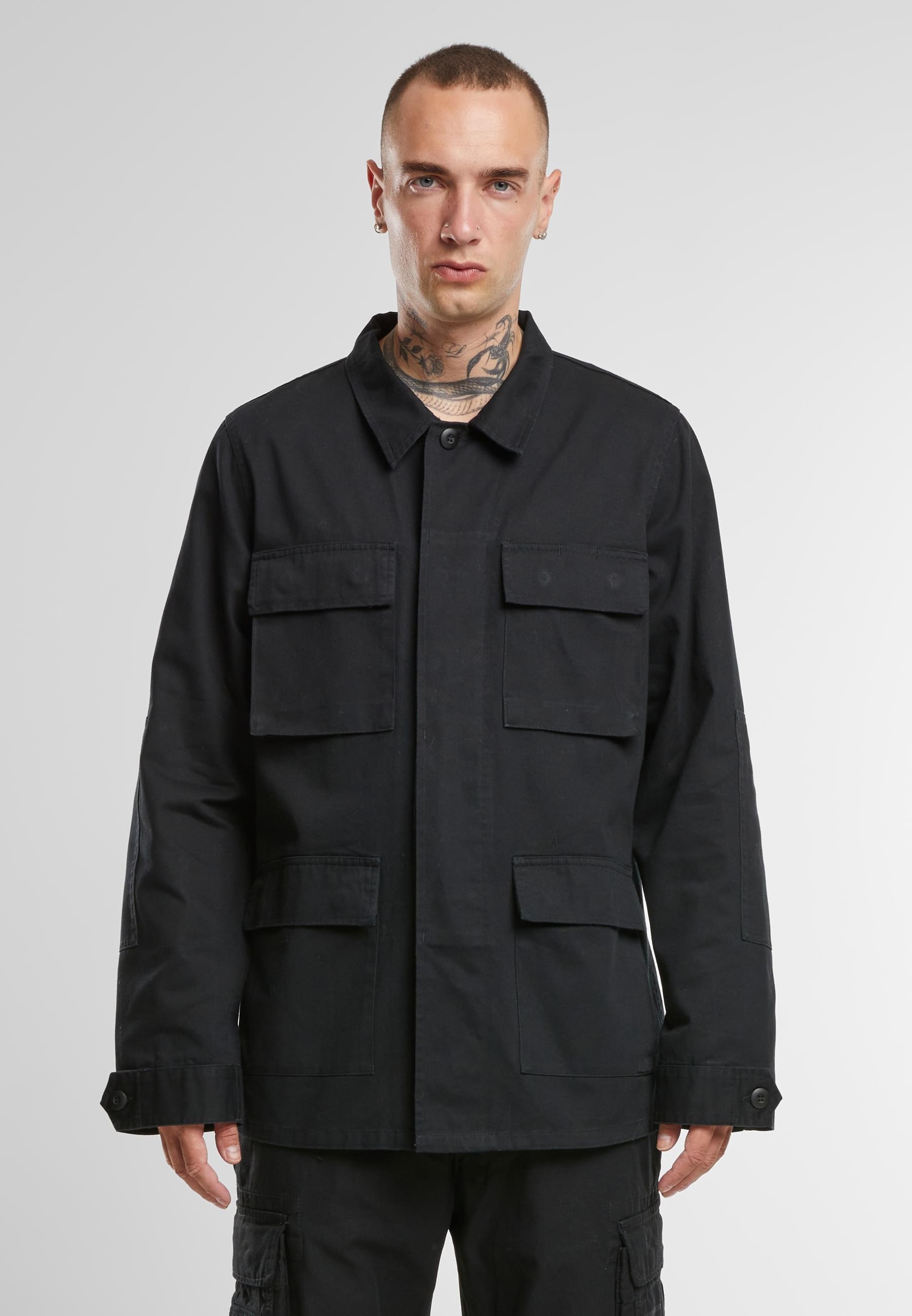 Brandit Allwetterjacke »Brandit Brandit Men BDU Twill Jacket«, (1 St.), ohne Kapuze