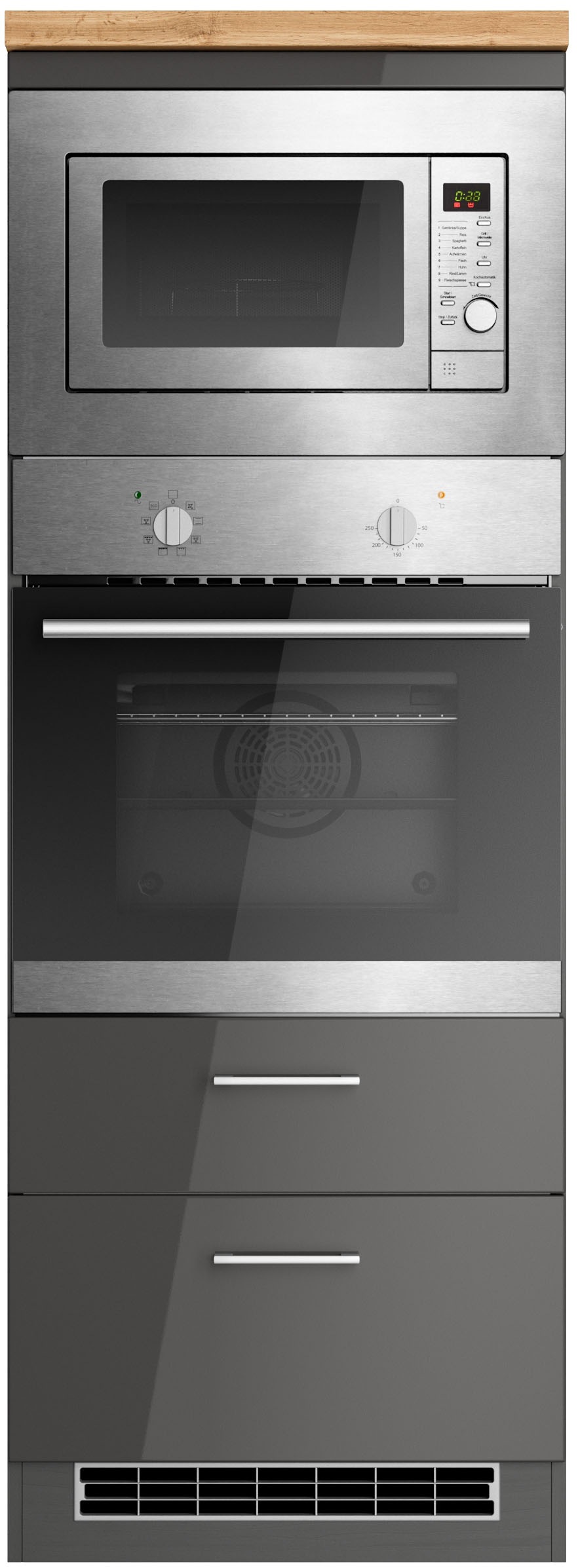 KOCHSTATION Backofenumbauschrank "KS-Milan", Mikrowellen-/Backofenkumbau 60 günstig online kaufen