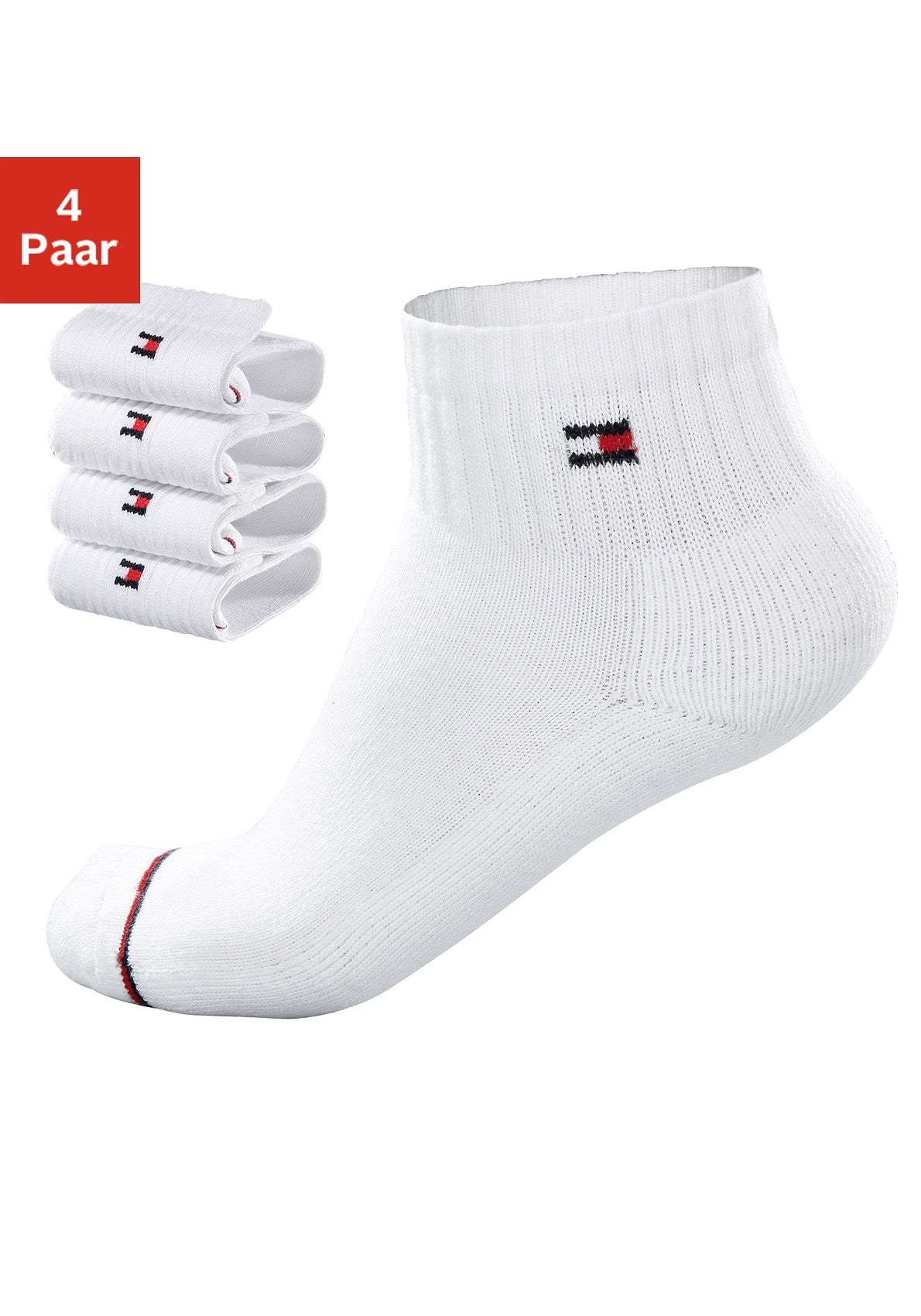 kaufen (4 Paar), BAUR Kurzsocken, mit Tommy | weichem Hilfiger Frottee